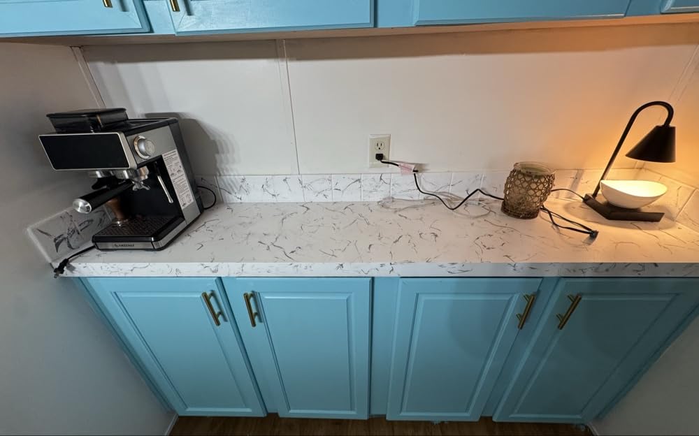 Rust-Oleum 384964 Home Marble Countertop Coating Kit, 72 fl oz, White customer photo 2