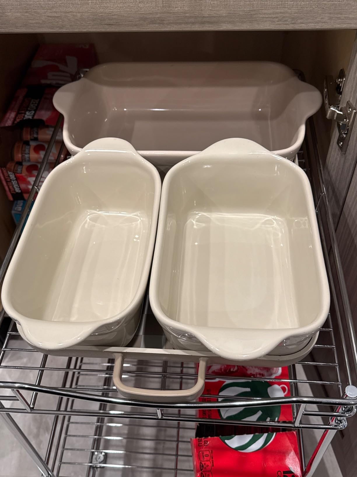 Our Place Bakeware Set | 5-Piece Ceramic Bakeware Collection with Stovetop-to-Oven Griddle Pan | PFAS-Free Non-Toxic Nonstick Pans, Oven Mat & Baking Dishes | Steam customer photo 1