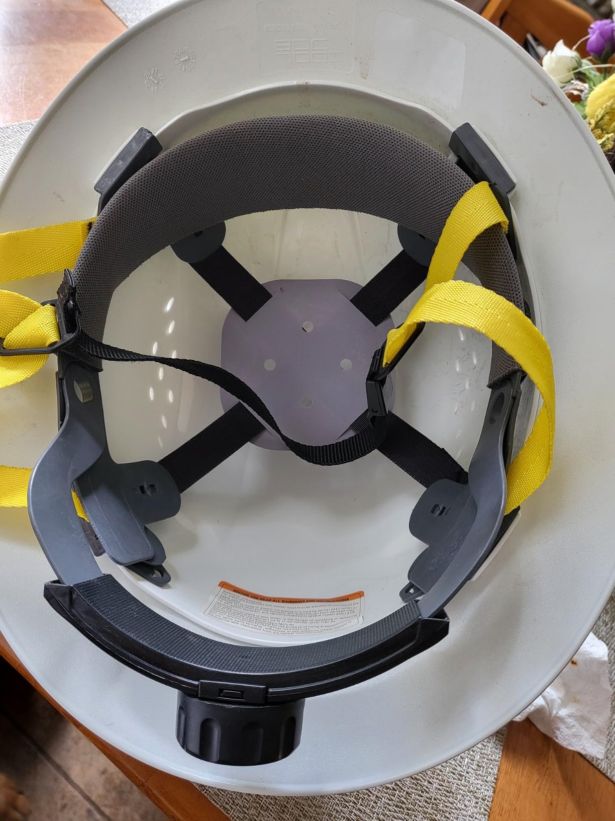COOLJOB Full Brim Hard Hat, OSHA Construction Work Approved, HDPE Safety Helmet with 4 Point Adjustable Ratchet Suspension, Class E, G & C customer photo 1