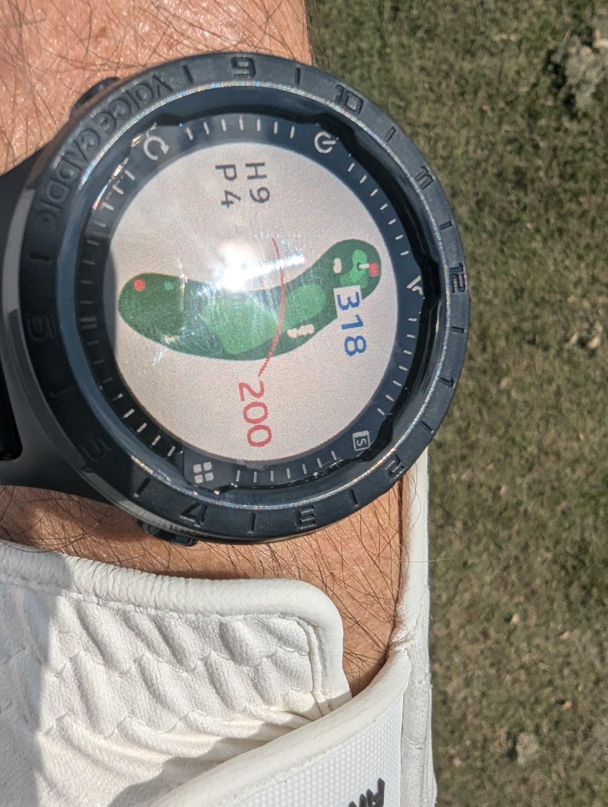 Voice Caddie A3 Golf Watch w/Green Undulation, No Monthly Subscription, 40k+ Preinstalled Courses, Slope Mode, 1.3