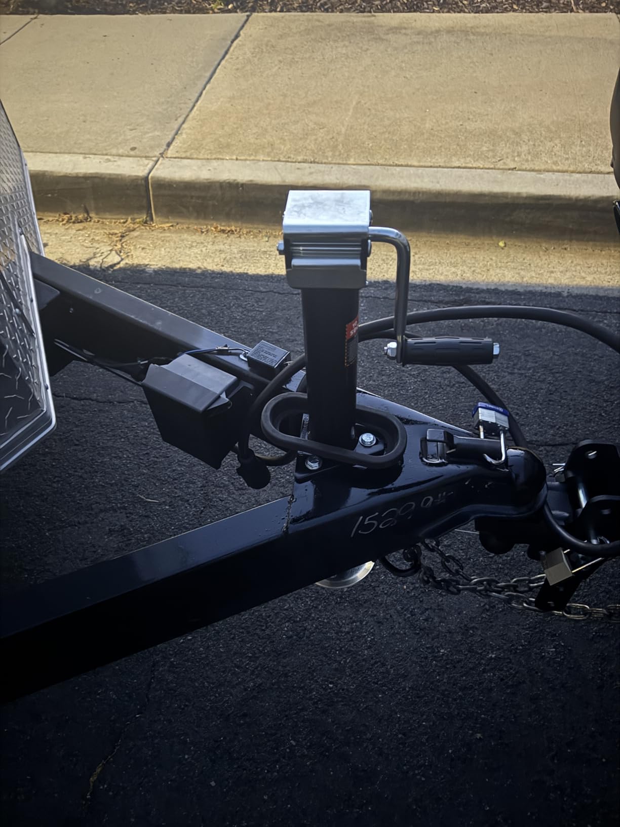 YOMILINK 5000 lbs A-Frame Trailer Jack, 15