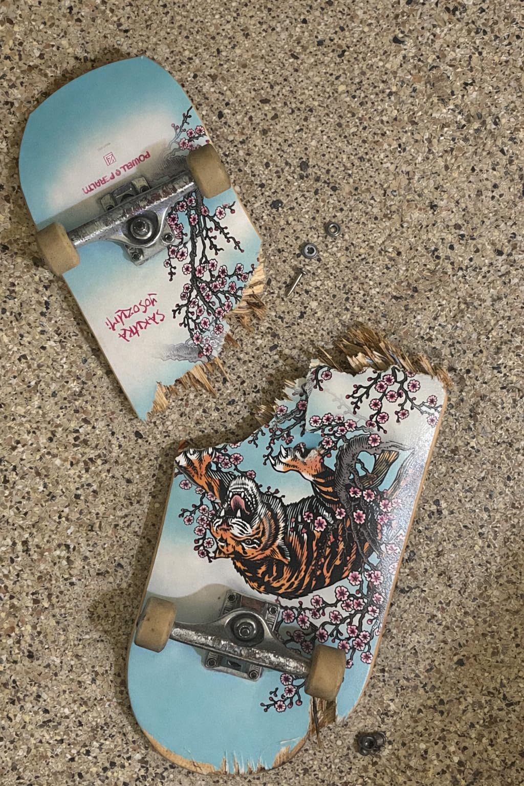 Powell Peralta Sakura Yosozumi Tiger Skateboard Deck customer photo 2