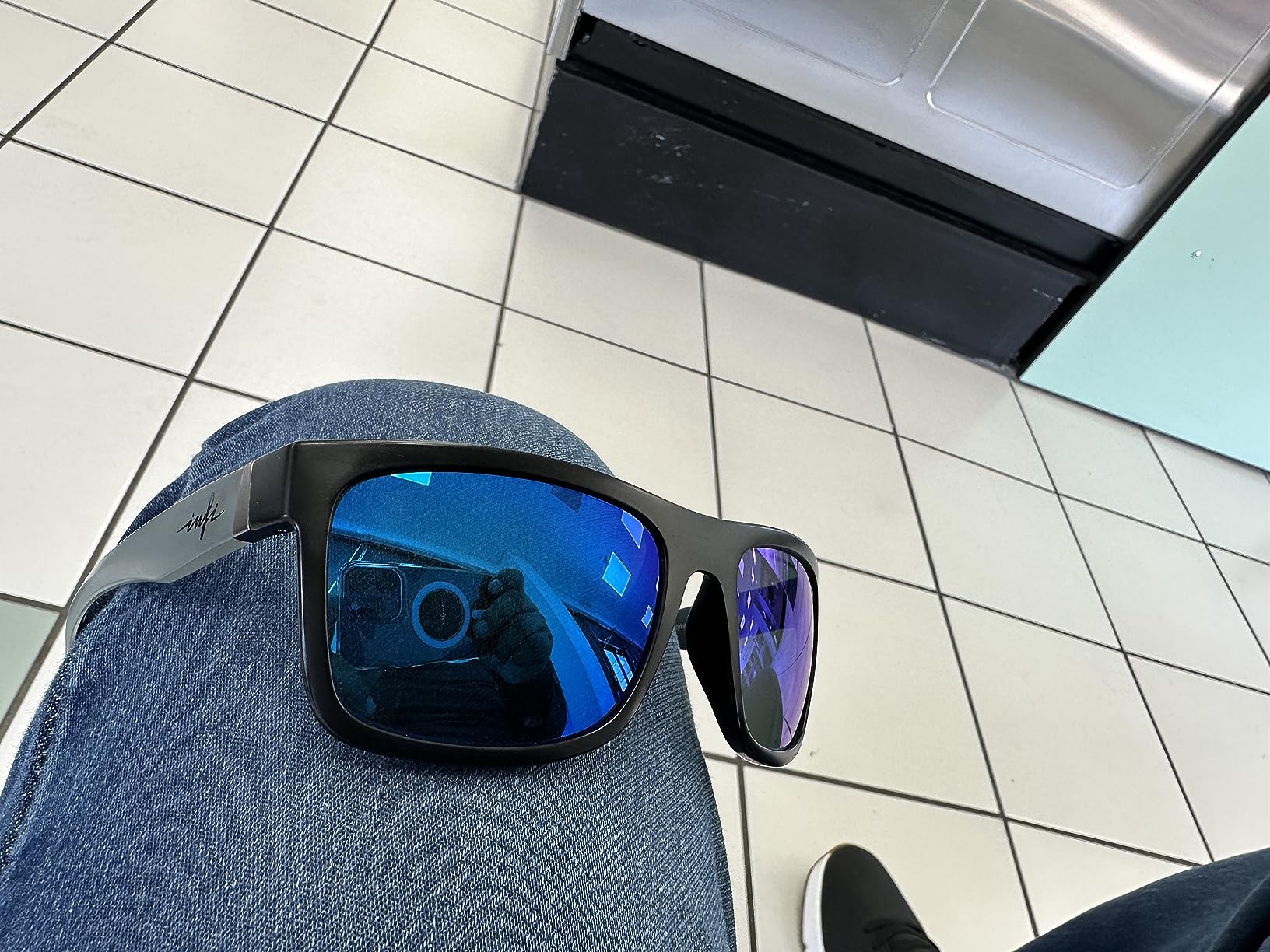 INFI Fishing Polarized Sunglasses for Men Driving Running Mirrored Glasses UV400 Protection customer photo 1