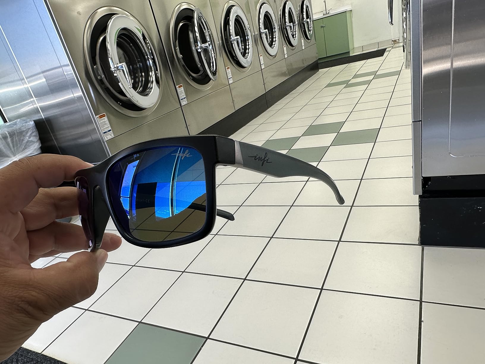 INFI Fishing Polarized Sunglasses for Men Driving Running Mirrored Glasses UV400 Protection customer photo 2