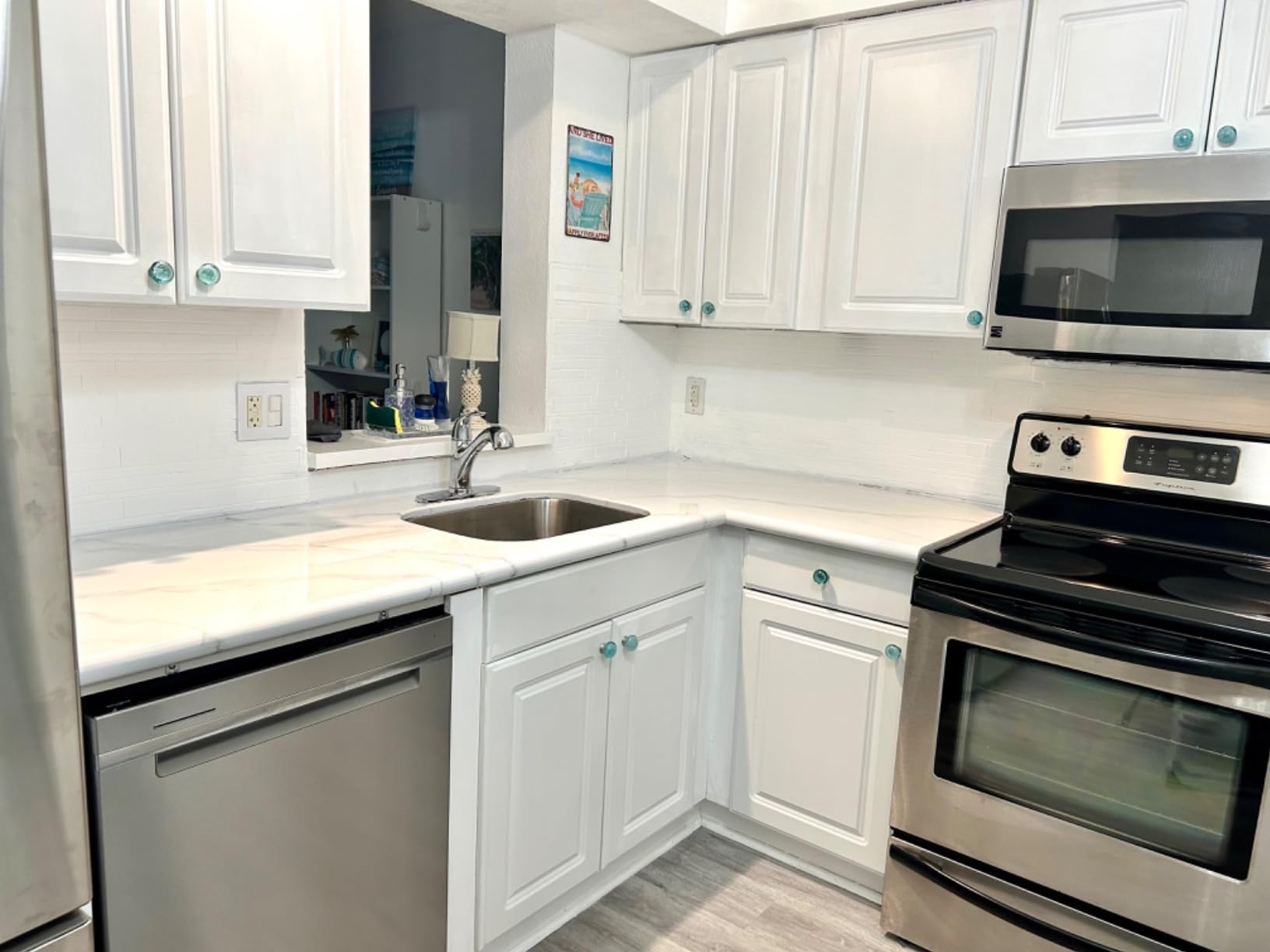 Giani Easy Epoxy Quartz Countertop Paint Kit (White Glass) customer photo 2