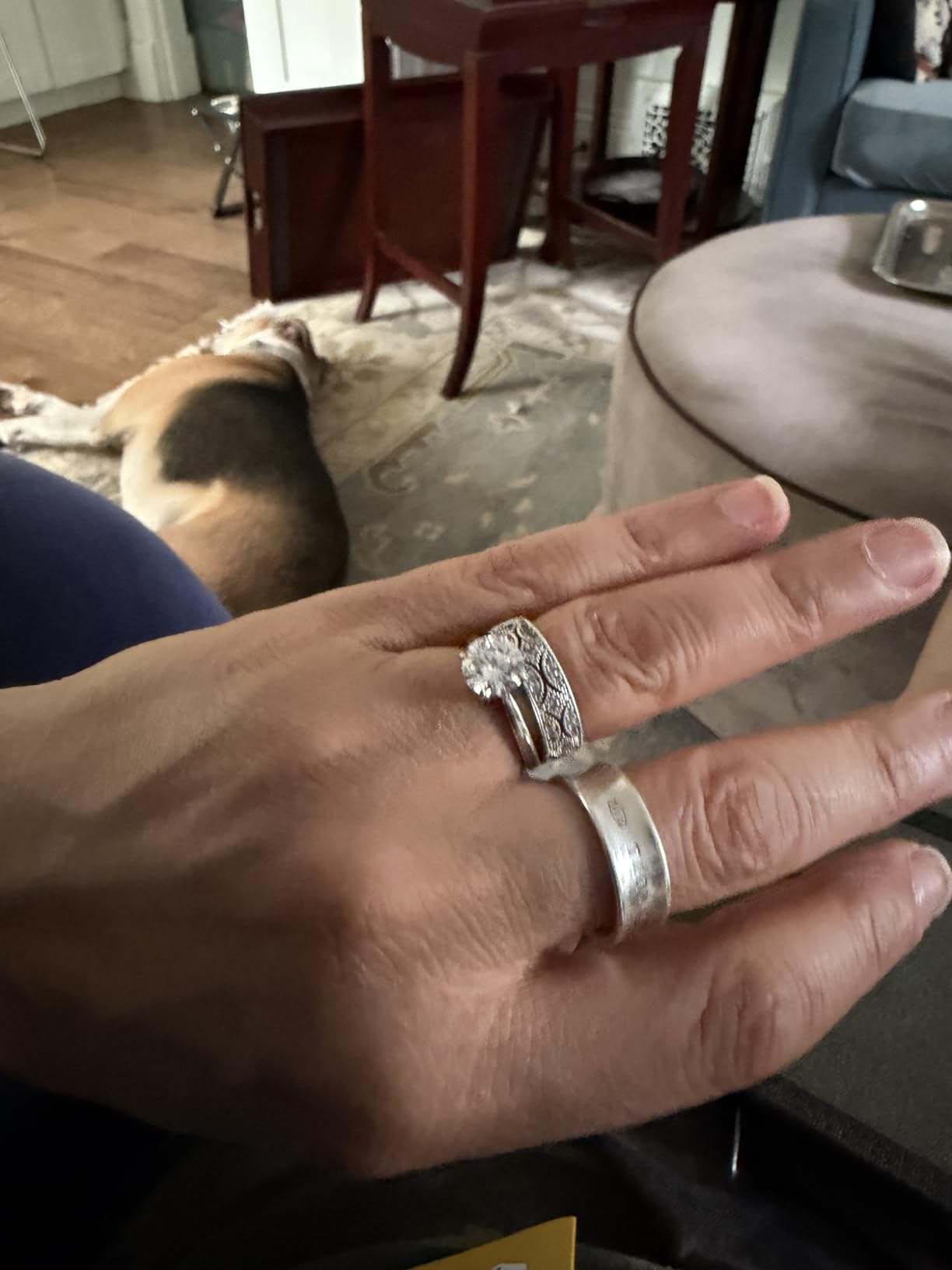 Moissanite Engagement Rings for Women, Promise Rings 925 Sterling Silver with 18K Yellow/White Gold Plated, D Color VVS1 Wedding Band Moissanite Ring 0.5/1/1.5/2/3/4CT customer photo 1