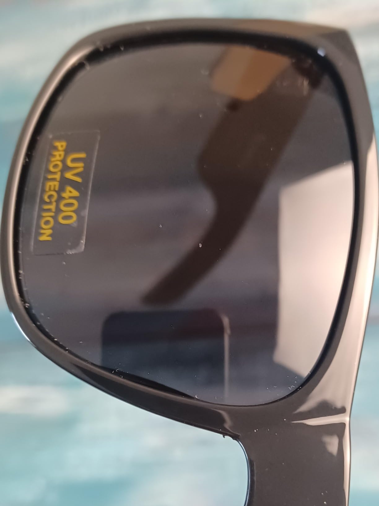 XL Big Wide Head Mens Dark Black Sunglasses for Men Extra Large Square Sun Glasses 149mm W8004 customer photo 2