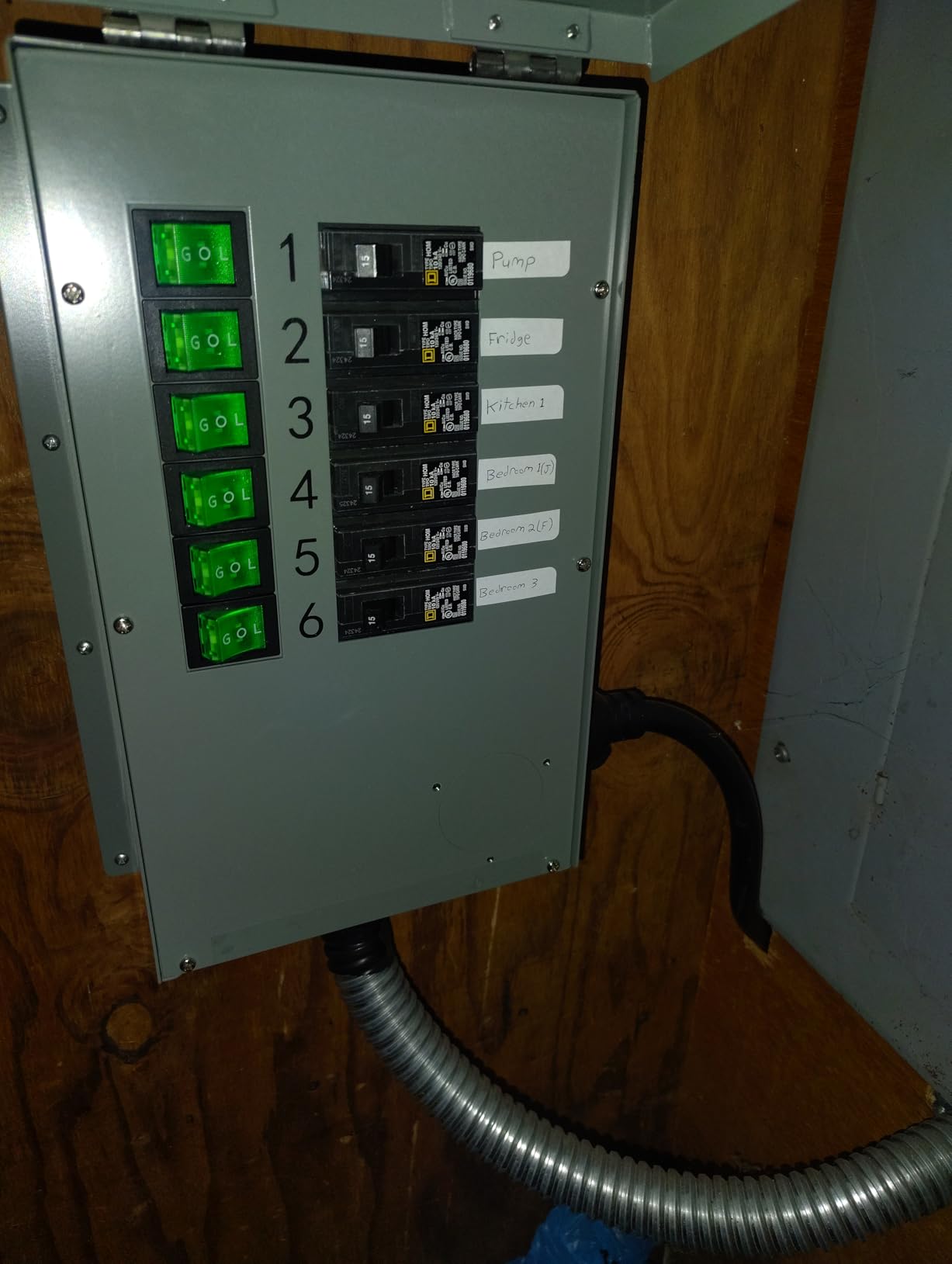 Nature's Generator Transfer Switch 6 Circuits 120V 30A Non-Automatic UL Power Transfer Kit (Indoor) customer photo 2