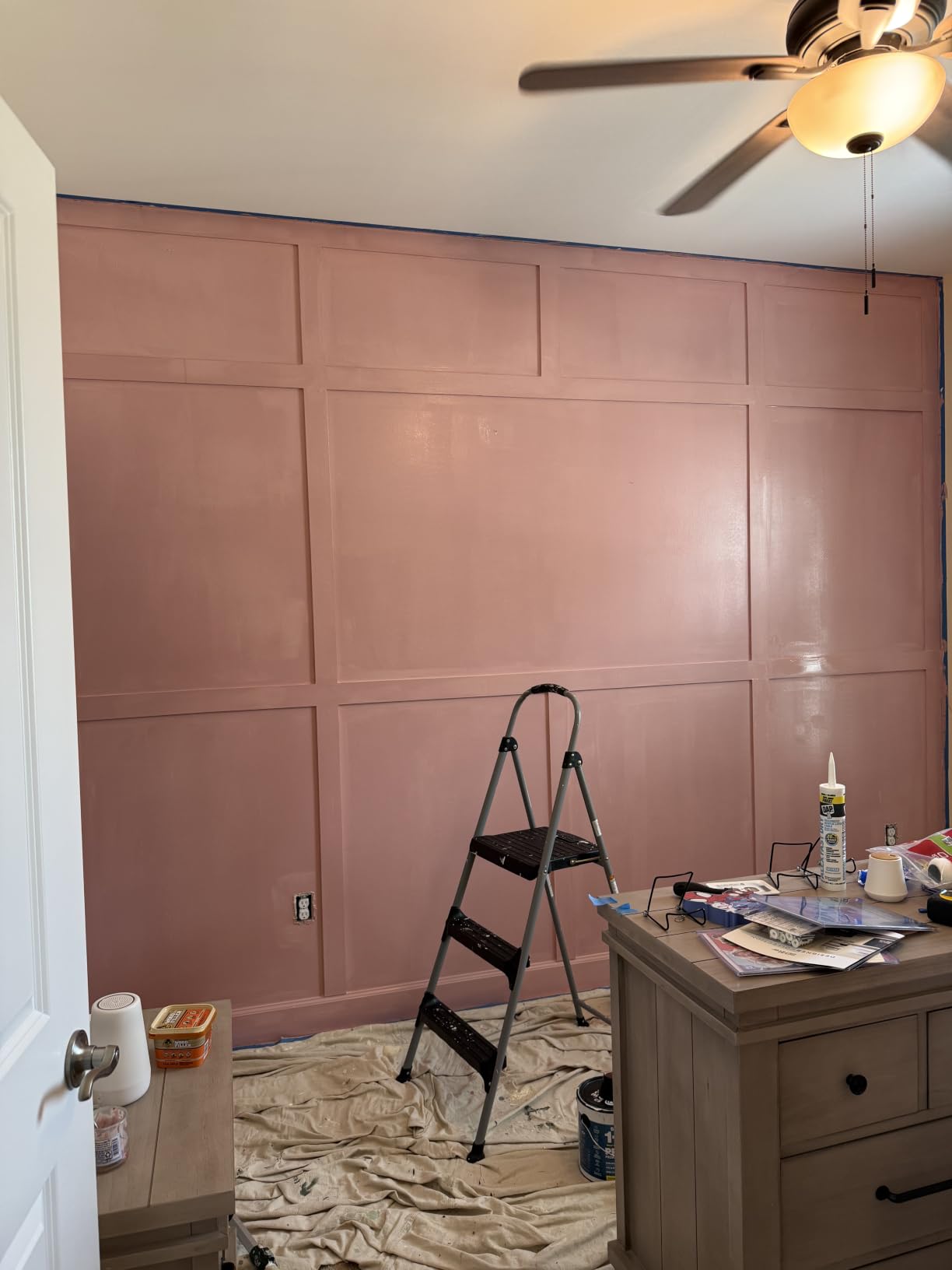 Pre-Cut Wall Molding Kit Raw MDF Board and Batten 10 Pack | Raw MDF Slats, Paintable, 39 x 3 x 0.31 inch, Custom Layout, DIY, Shaker Style Wainscoting, Accent Wall Panel for Living Room customer photo 1