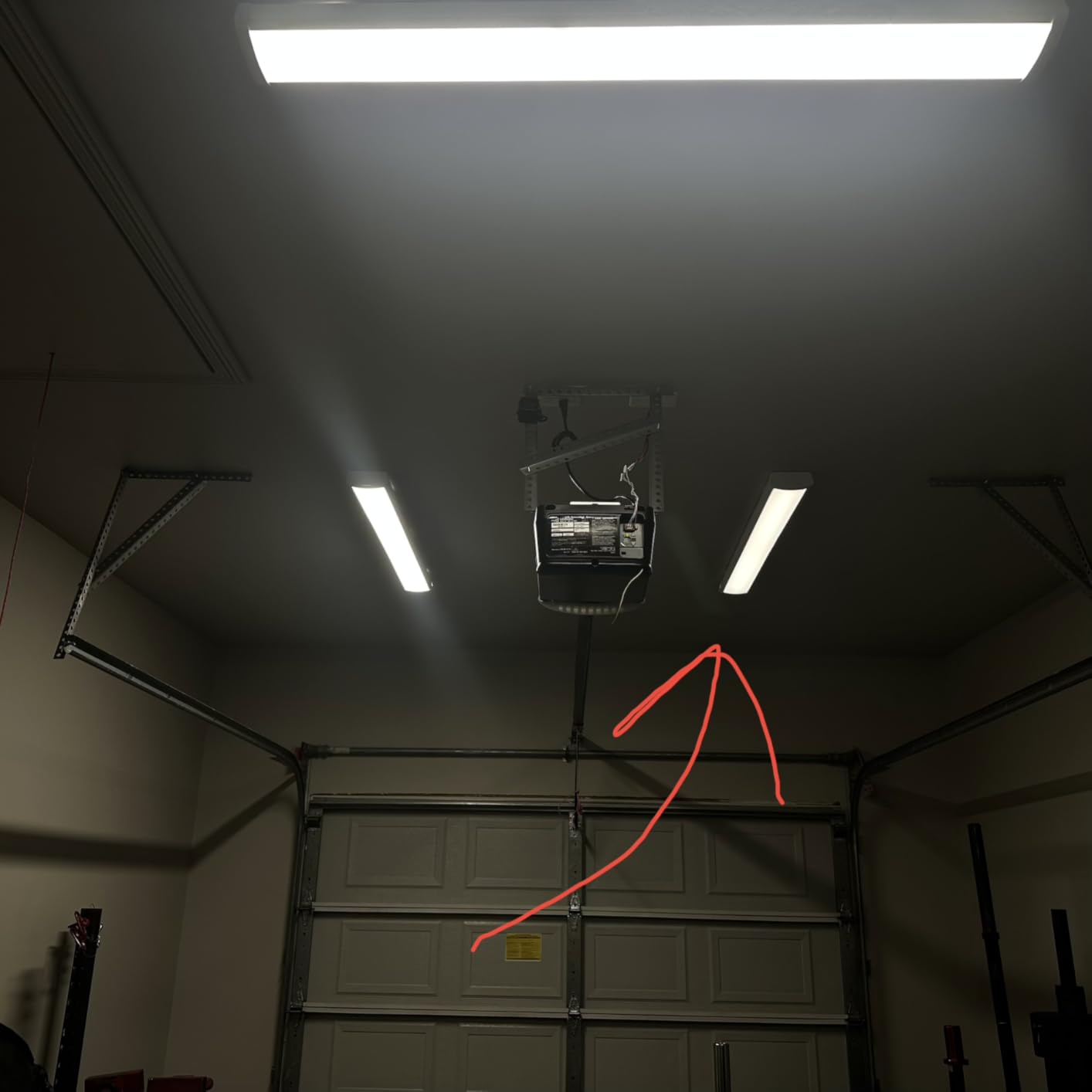 HYPERLITE 60W/50W/40W LED Wraparound Light Fixture, Linkable 4ft Led Wrap Light AC120V, 5000K Wrap Around Light, 4400LM/5500LM/6600LM LED Office Lights for Garage Closet Laundry Room, ETL Listed customer photo 2