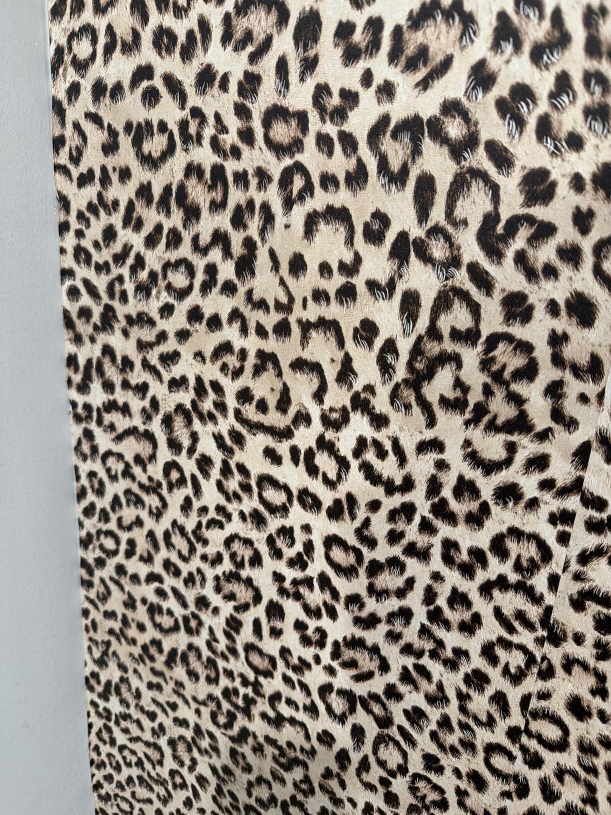 Leopard Print Peel and Stick Wallpaper Waterproof Removable Self Adhesive Textured 120