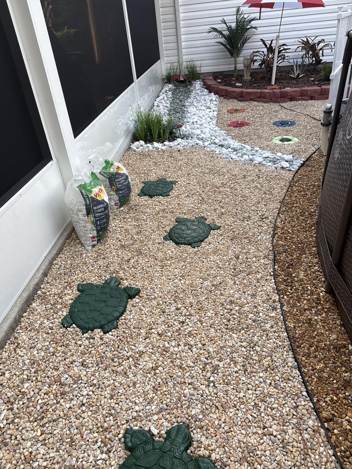 Turtle Concrete Stepping Stone Mold, Cement Step Mold, Concrete Stepping Stone Molds Reusable, Turtle Molds for Garden Rock Walkway customer photo 1