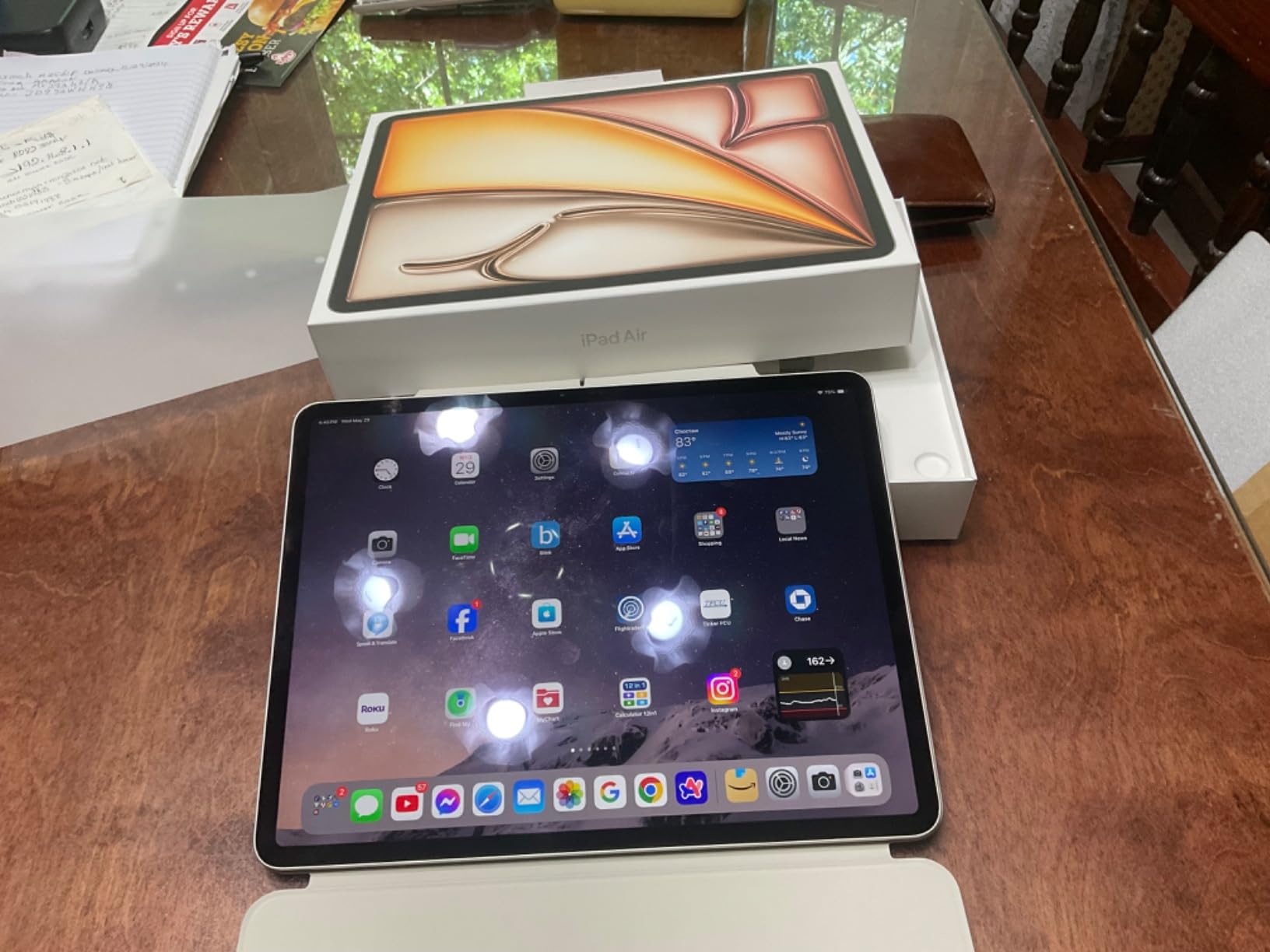 Apple iPad Air 13-inch (M2): Built for Apple Intelligence, Liquid Retina Display, 128GB, 12MP Front/Back Camera, Wi-Fi 6E, Touch ID, All-Day Battery Life - Space Gray customer photo 1
