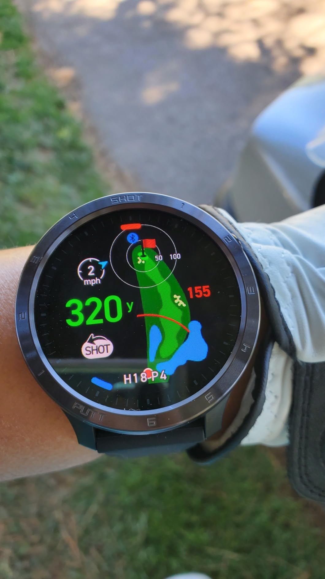 Voice Caddie T11 PRO GPS Golf Watch AMOLED Display, Green Undulation, No Monthly Subscription, 40k+ Preinstalled Courses w/Shot Tracking, 1.3