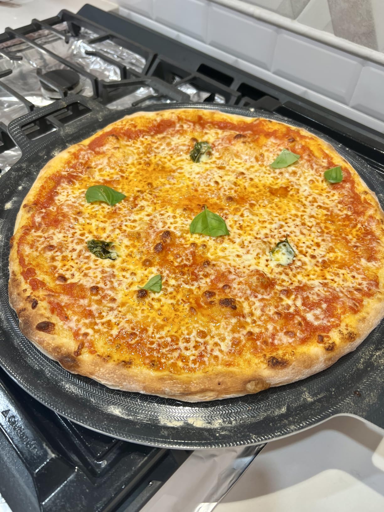 HexClad Hybrid Nonstick Pizza Steel for Pizzas and Flatbreads Up to 14
