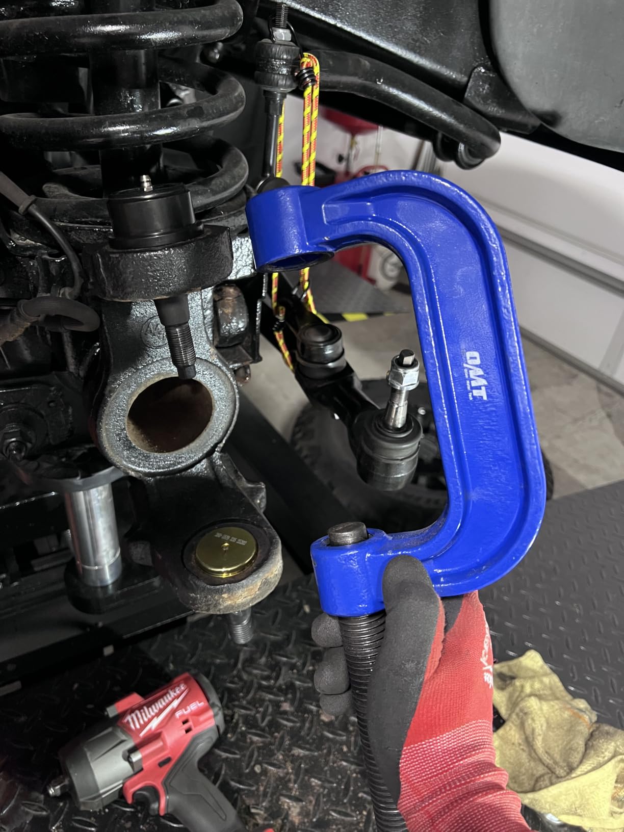 OMT 23pc Master Ball Joint Press Kit with Sockets and Adapters | Heavy Duty Ball Joint Tool & U Joint Removal Kit, Blue Case customer photo 1