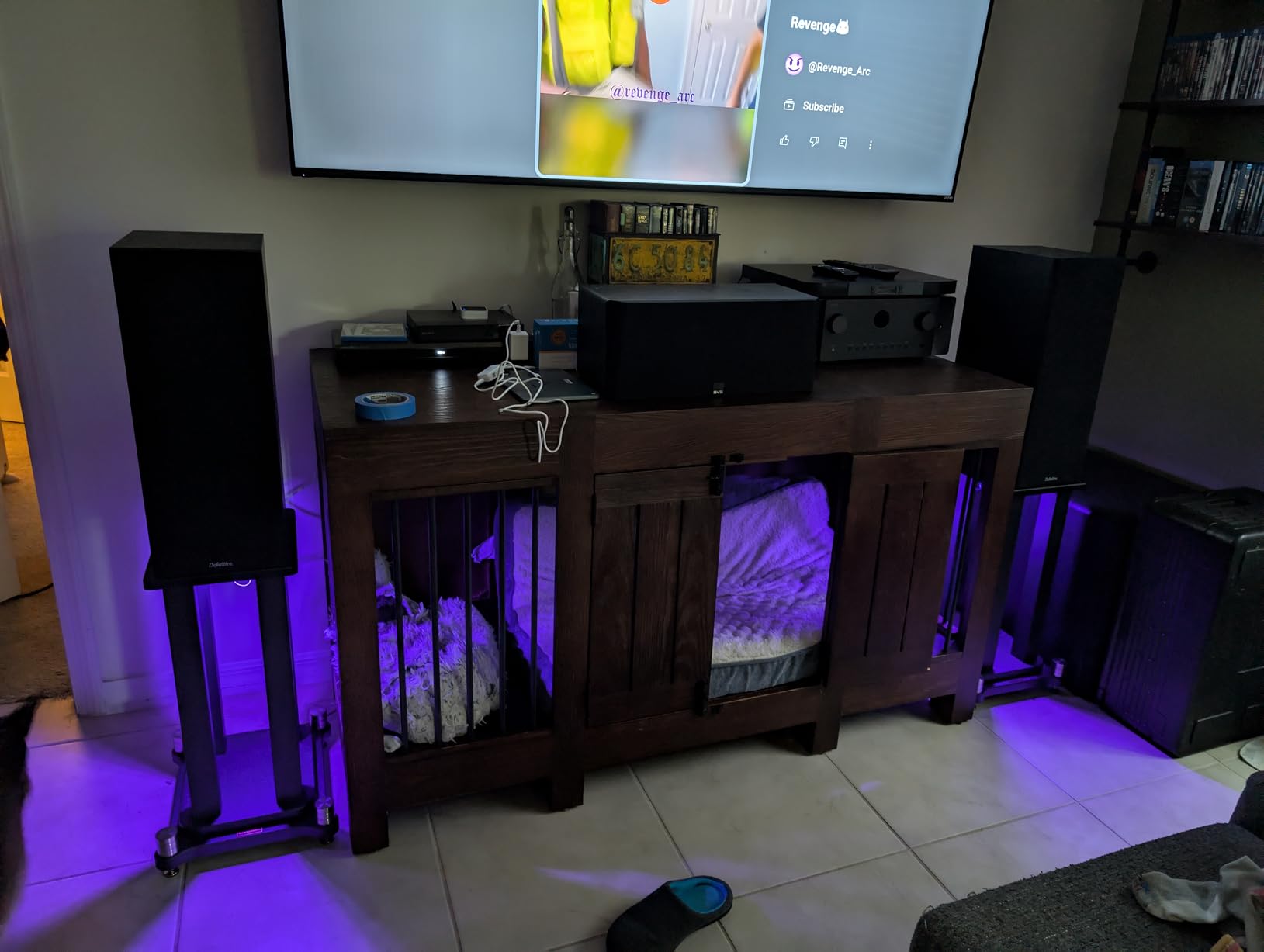 Cefrank Smart RGB LED Puck Lights 12V, 6-Pack Kitchen Cabinet Lighting Kit | Under cabinet lighting with 16M colors, tunable white 3000K-6000K. Built-in mic syncs to music. peel-and-stick install. customer photo 1