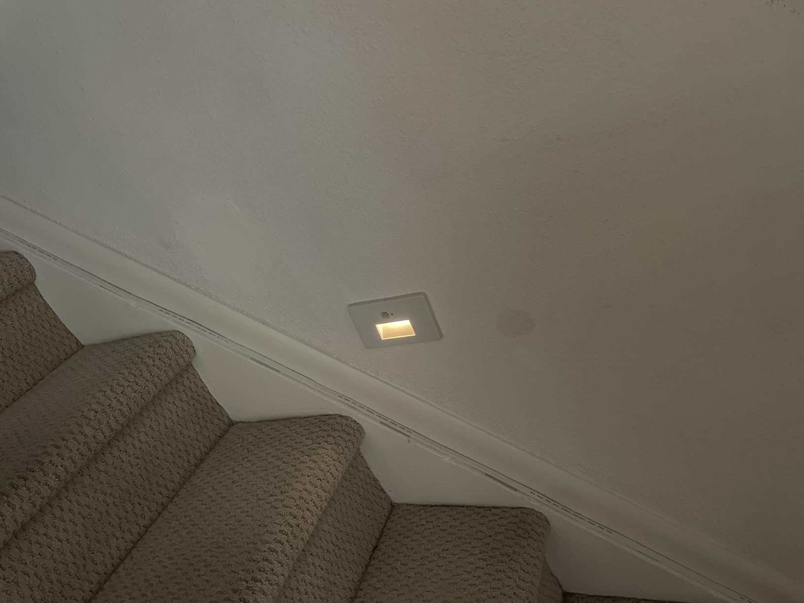 8 Pack Motion Sensor LED Step Lights, 3CCT 120V Hardwired Indoor Outdoor Stair Light, 5W 500LM 3000K/4000K/6000K 5%-100% Dimmable Waterproof Staircase Lamp, Dimmer Switch, ETL, White customer photo 1
