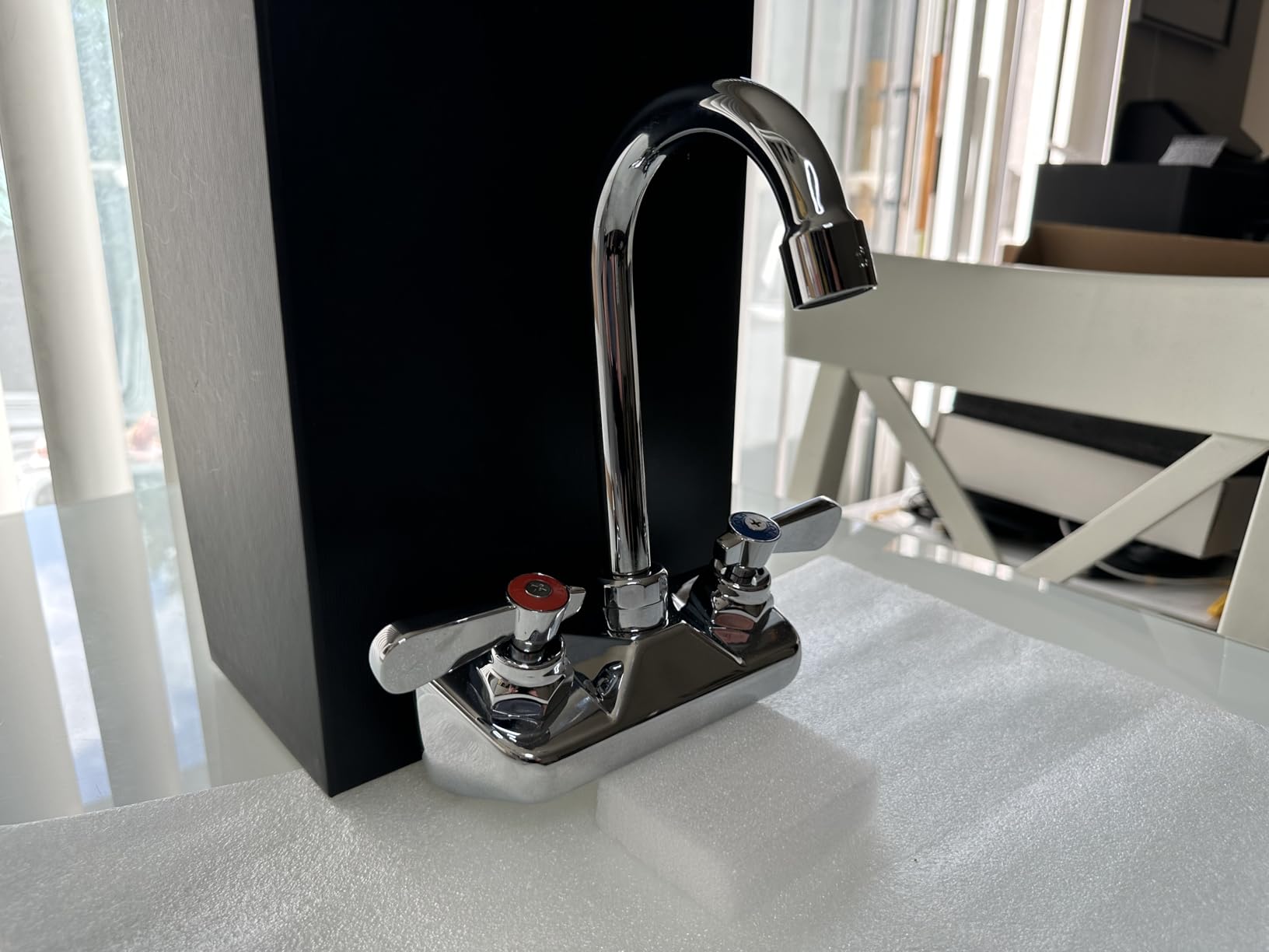 Commercial Sink Faucet Wall Mount 4