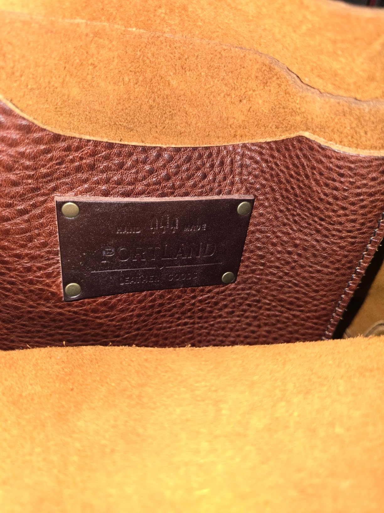 Portland Leather Goods Classic Medium Tote Bag - Handmade, Open Top, Durable & Unlined - Interior & Exterior Pockets customer photo 1
