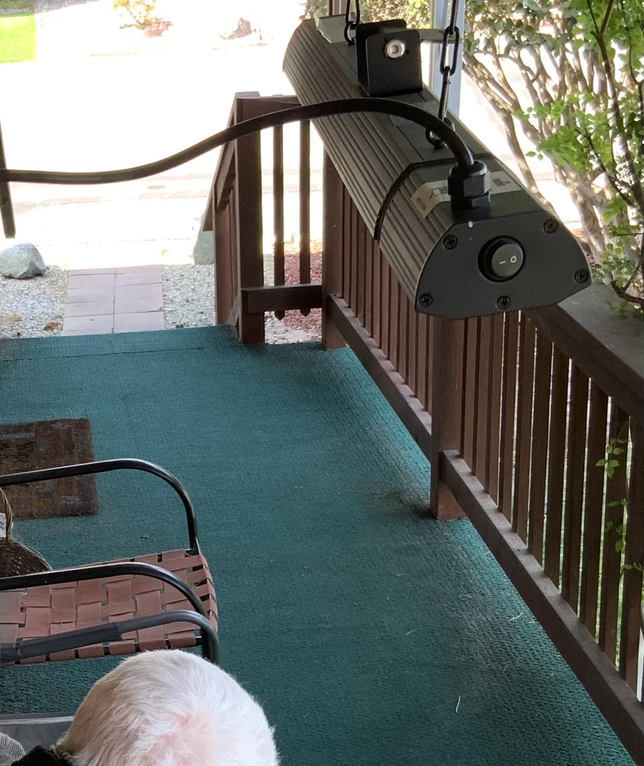 Sundate 1500W Infrared Patio Heater, WiFi App, 9 Heat Levels, 24H Timer customer photo 2