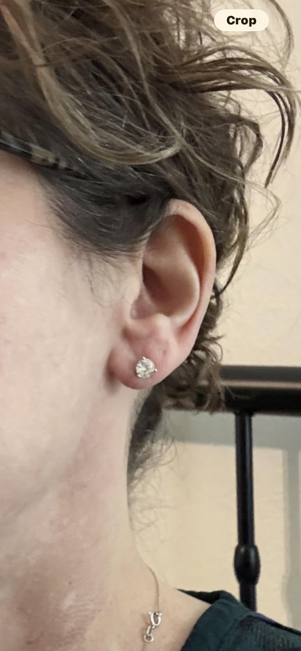 IGI Certified 1 1/2 to 4 Carat Lab Grown Diamond Round Stud Earrings for Women in 14K White Gold (I-J, VS1-VS2, 1.50 to 4.00 cttw) 3-Prong Martini Push Back Studs customer photo 1