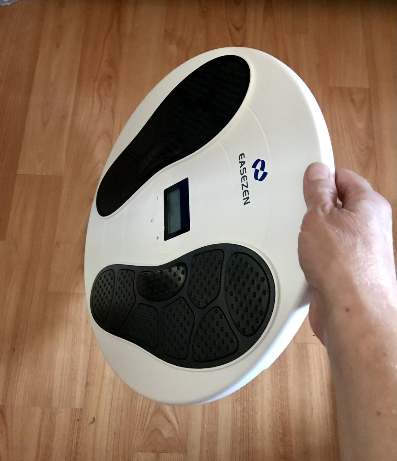 EaseZen TENS & EMS Foot Massager for Neuropathy Support, Circulation Stimulator with 10 Modes and 20 Intensities, Soothing Foot Massager for Muscle Relaxation - Present for Mom Dad customer photo 2