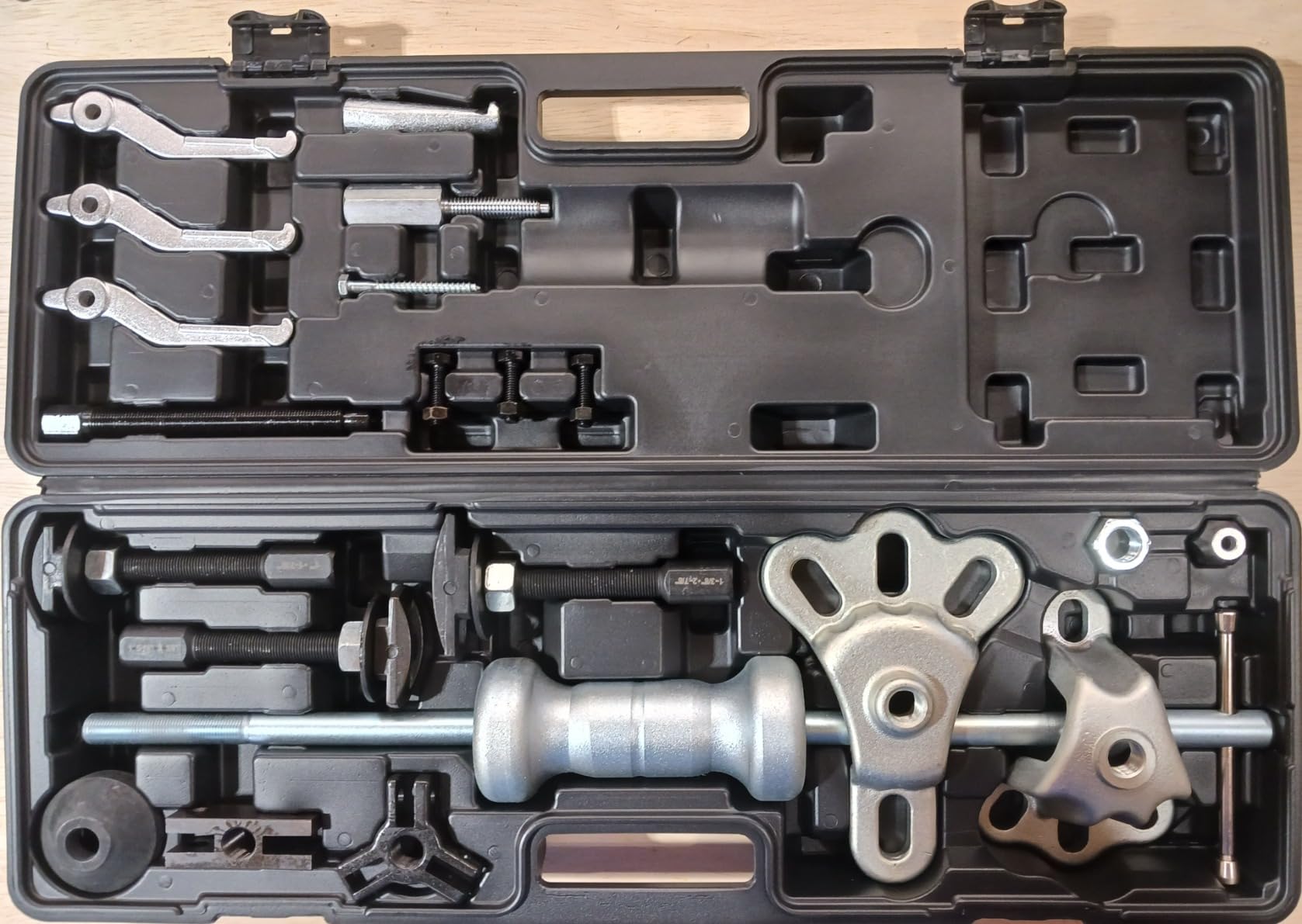 CARVALAX 12-Way Slide Hammer Puller Set | Auto Repair Kit for Hub, Bearing, Gear & Axle Extractor, Dent Removal, Heavy Duty 23-Piece w/Case customer photo 1