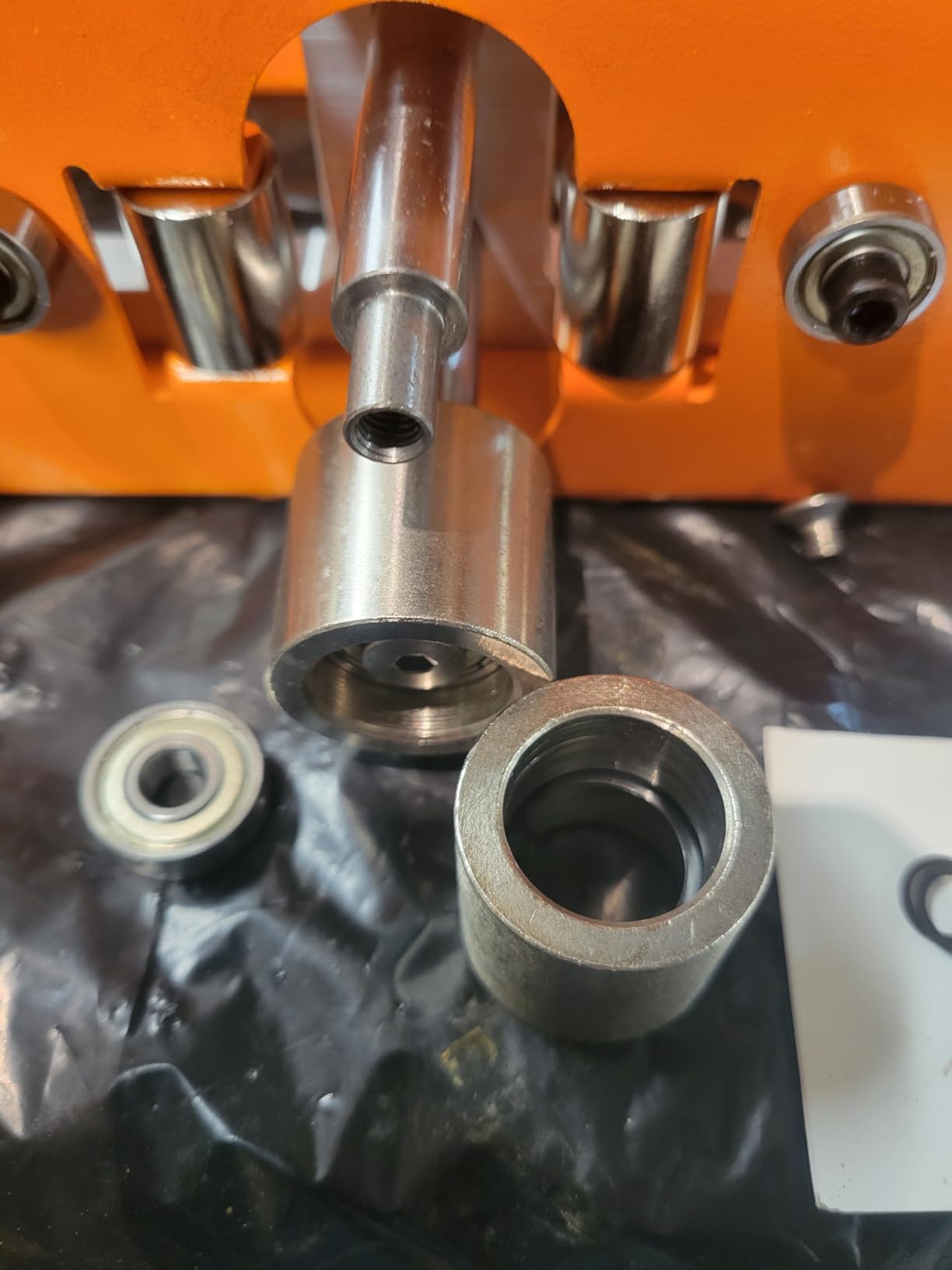 Jectse Sheet Metal Bender 0-90 degree, 3-Station Roller for Roofing | 0.01-0.04 inch (0.3-1.0mm) in Sheet, 1/2-5in fold height, Depth Gauge, V-rollers for non-slip bends, ideal for flashing & drip edge customer photo 2