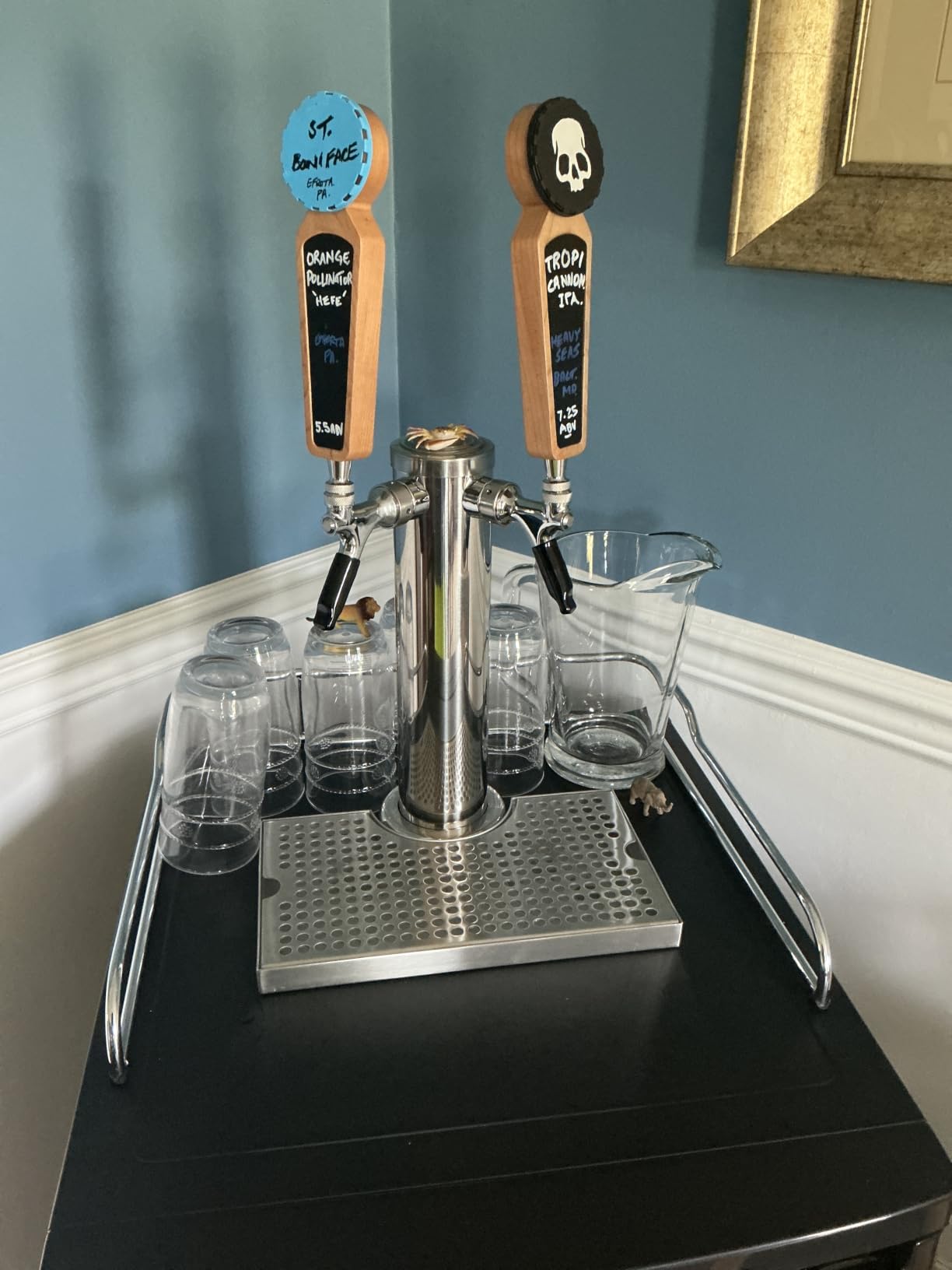 Dual Tap Kegerator Tower Beer Tap Tower 3