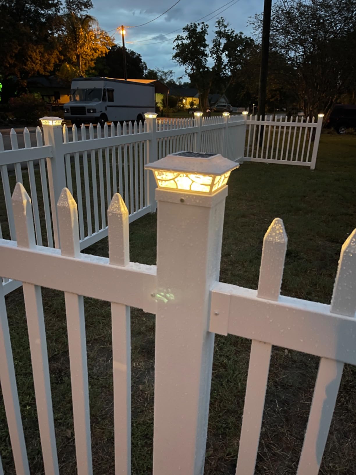 WamBam Westport Privacy Fence, White Vinyl No Dig DIY Kit | 4ftH x 6ftW, 1 Panel + 1 Post, BL19105 customer photo 2