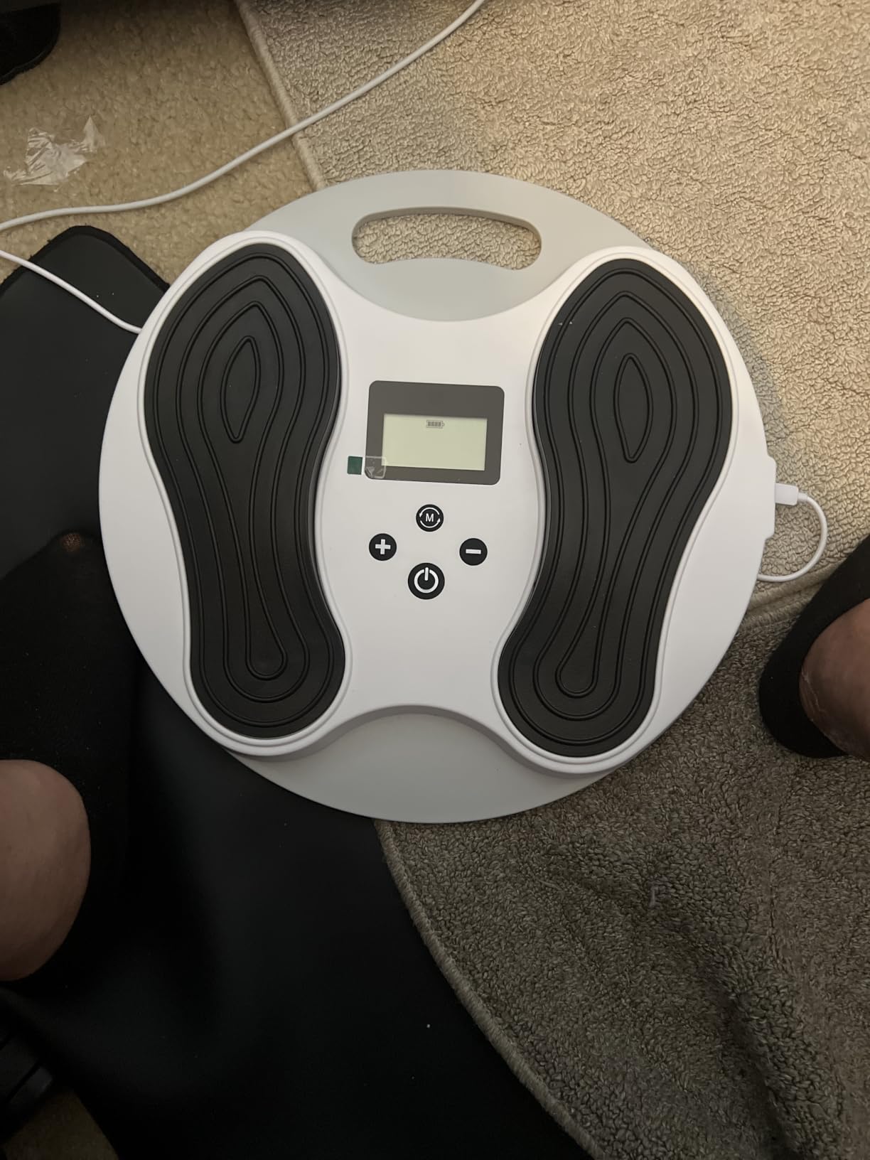 EMS Foot Massager for Neuropathy, NMES Foot Stimulator for Neuropathy Feet Nerve FSA Eligible Electric Foot Massager for Circulation and Pain Relief with 4 TENS Unit Muscle Stimulator Pads customer photo 2