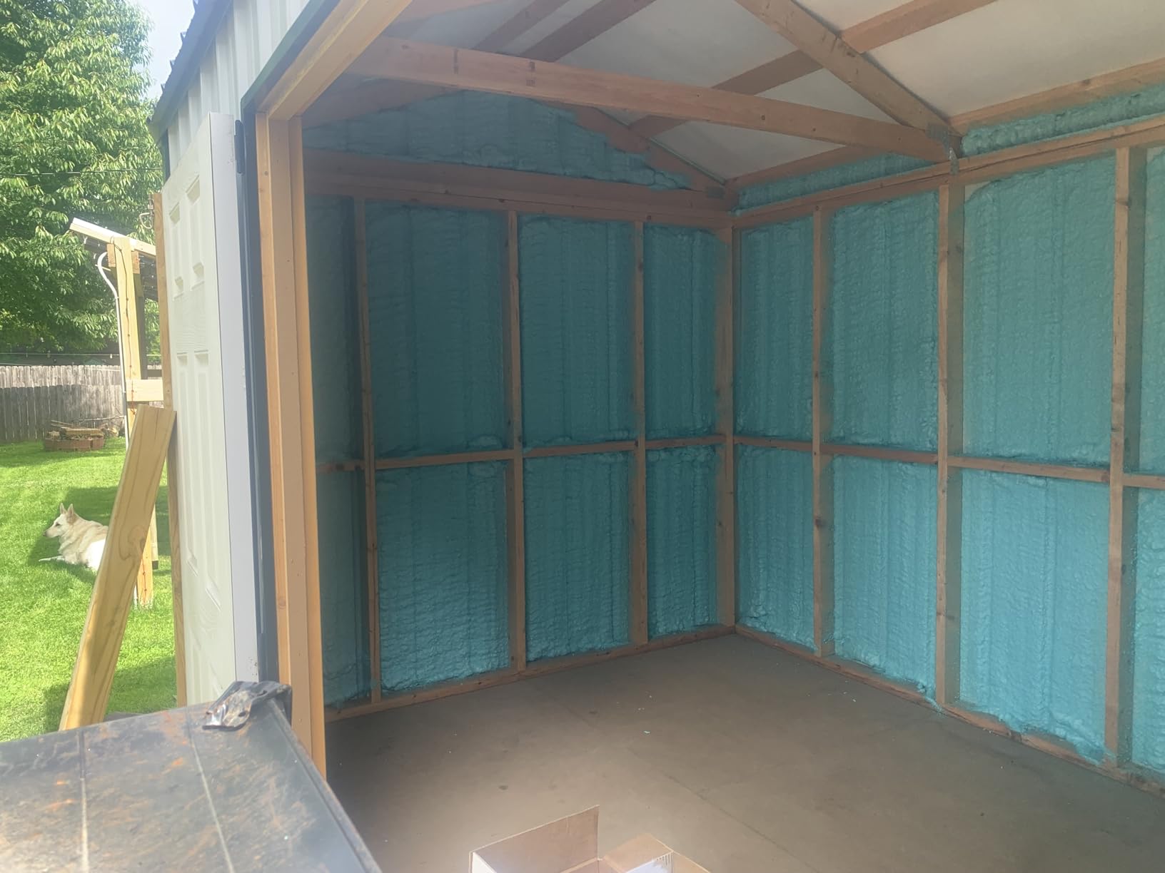 BEEST FullStop Spray Foam Insulation Kit - 240 Board ft/sq.ft. Fire Rated Spray Insulation Foam for Walls & Attics with Thermal & Soundproofing - Includes 12x Cans, 1 Cleaner, Pro X Gun, Safety Gear customer photo 1