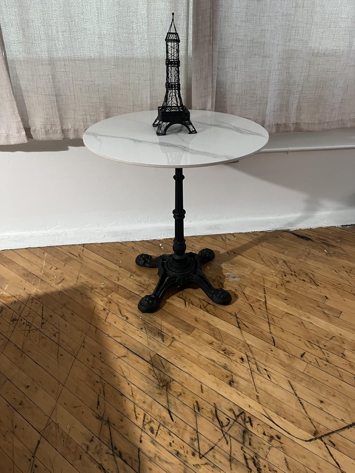 28inch Height Industrial Table Base - Vintage Restaurant Table Base - French Bistro X Base - 22*22
