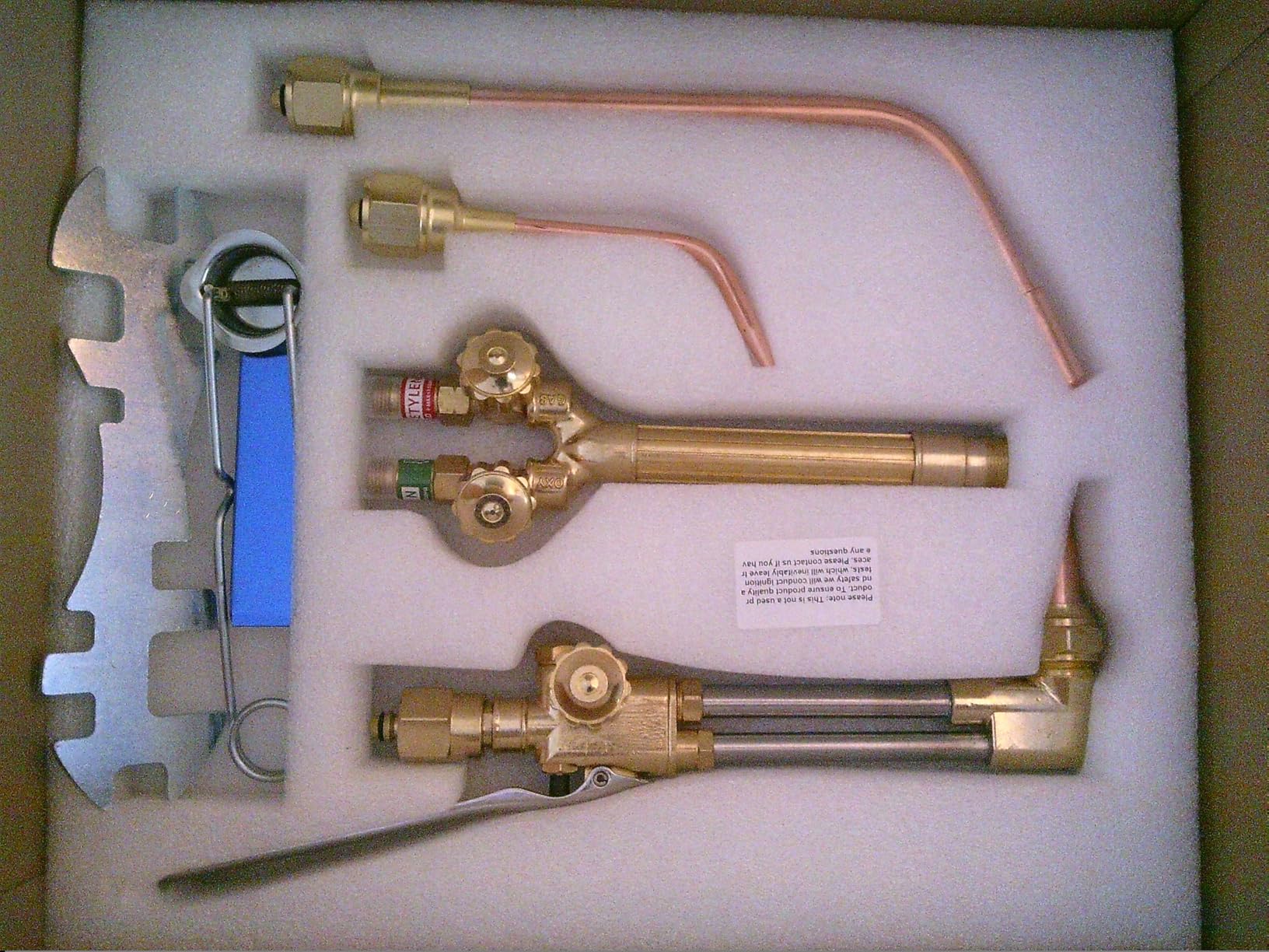 RX WELD Heavy Duty Oxy Acetylene Torch Kit with Check Valves customer photo 1