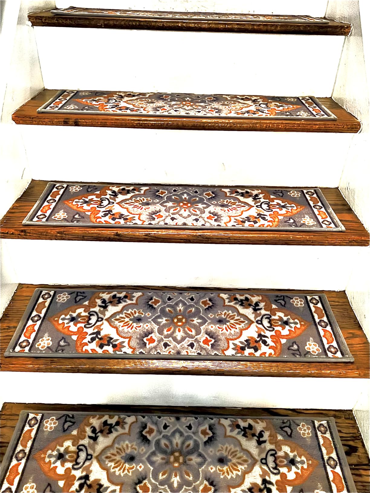 BEQHAUSE Stair Treads for Wooden Steps, 8