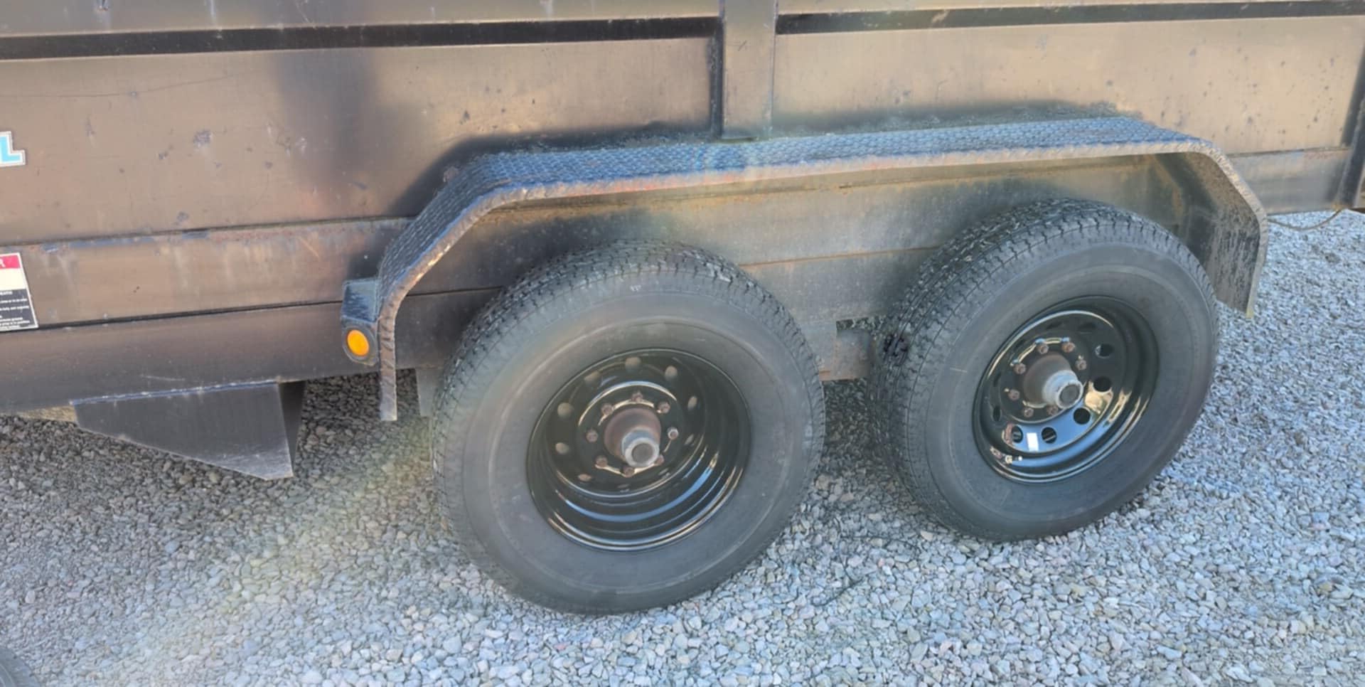 Free Country Trailer Tire Wheel ST235/80R16 10PR E 124N 8X6.5 Black Mod Rim | Load Range E 10-Ply customer photo 1