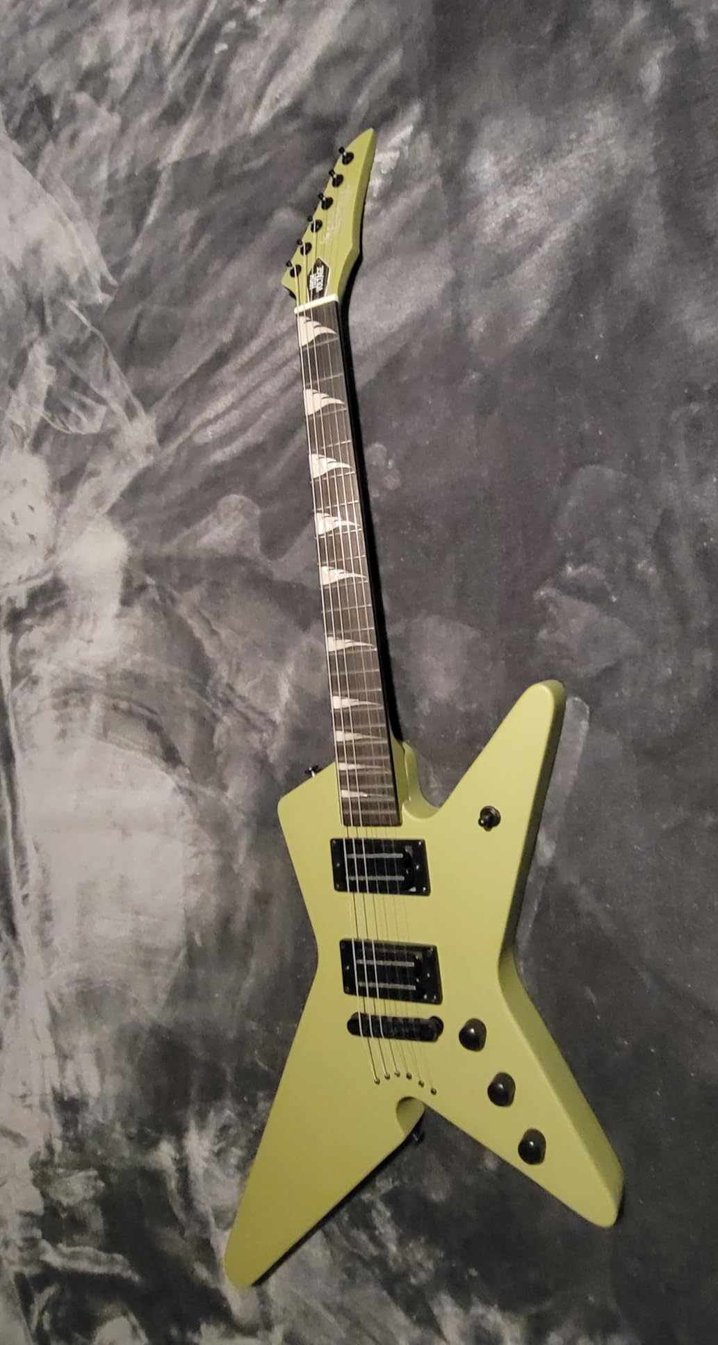 WestCreek Guitars HIGH VOLTAGE (HV) Heavy Metal Solid Body Electric Guitar (Black) customer photo 1