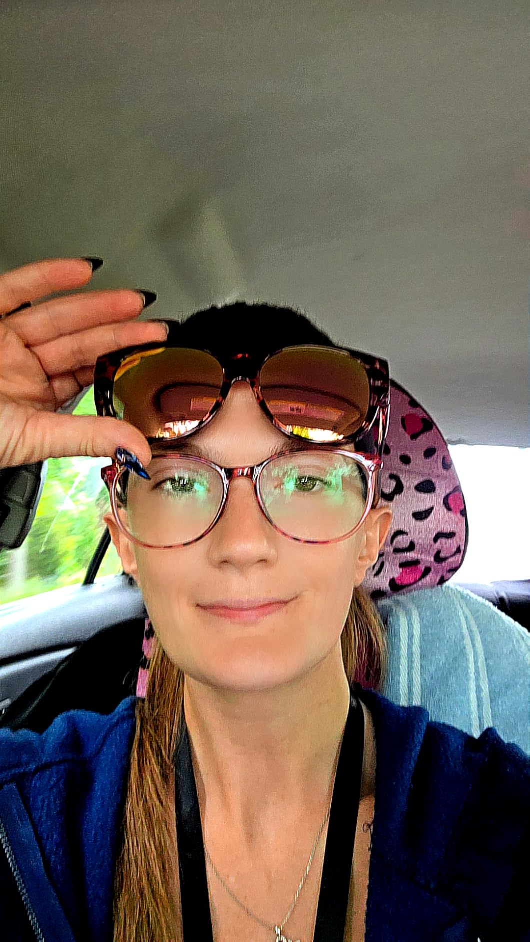 Polarized Fit Over Sunglasses for Women, Trendy Sun Glasses Over Prescription Glasses UV400 Protection customer photo 1