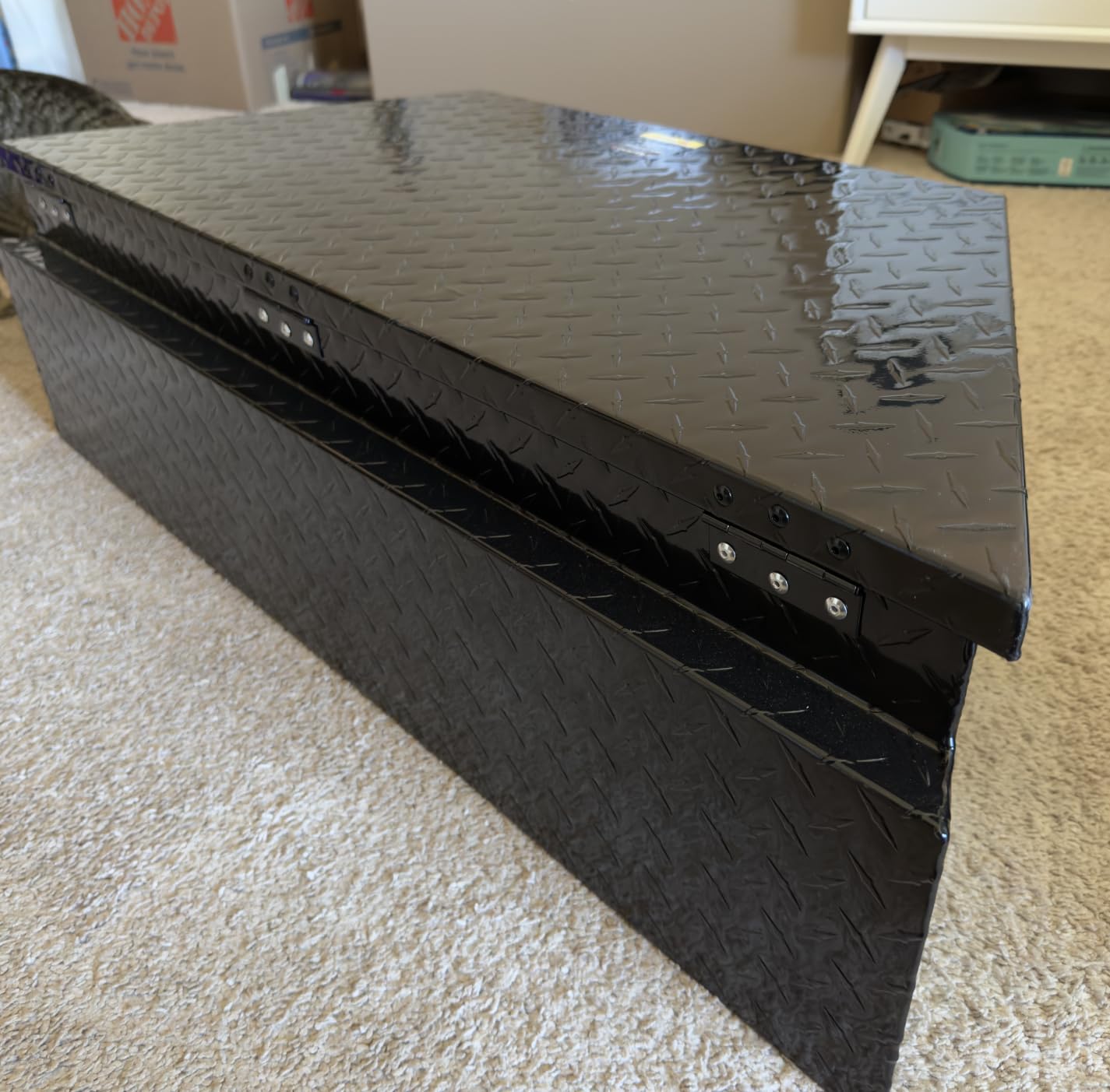 FORWODE Trailer Tongue Box 39 Inch Aluminum Lockable customer photo 2