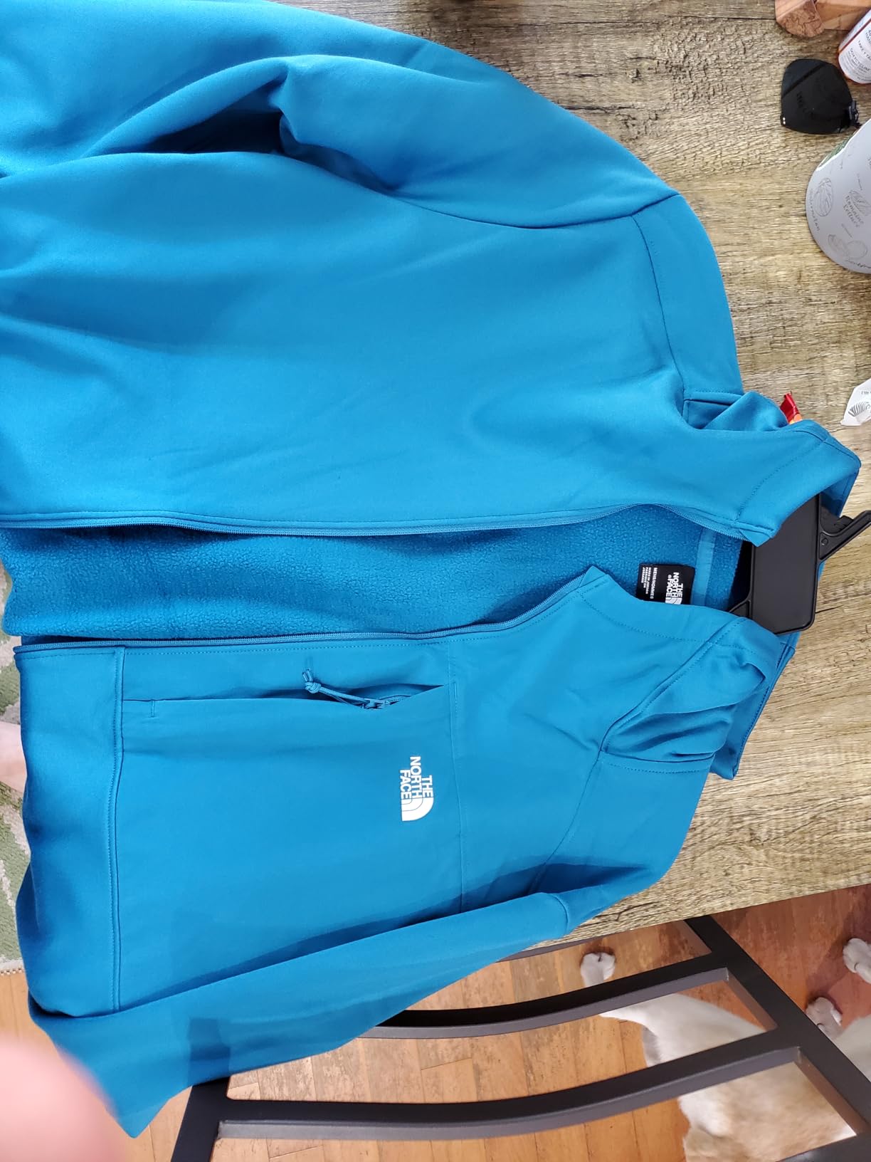 THE NORTH FACE Men's TNF Performance Fleece Full Zip Hoodie | Lightweight Hooded Top, Elastic Binding & Zip Pockets customer photo 1