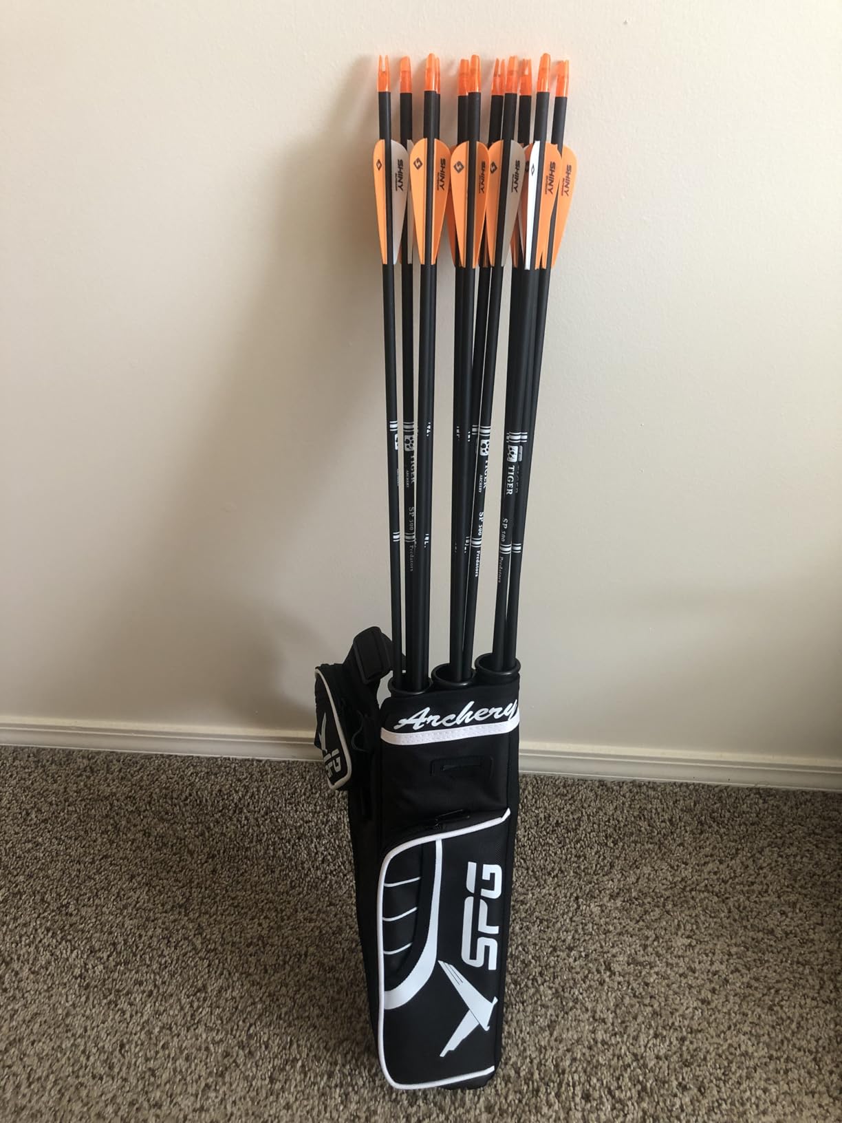 SPG Arrow Quiver Archery Hip Quiver, Durable Adjustable Waist Belt Three Arrows Tube for Arrow Storage Compound Bow Recurve Bow Accessories customer photo 2