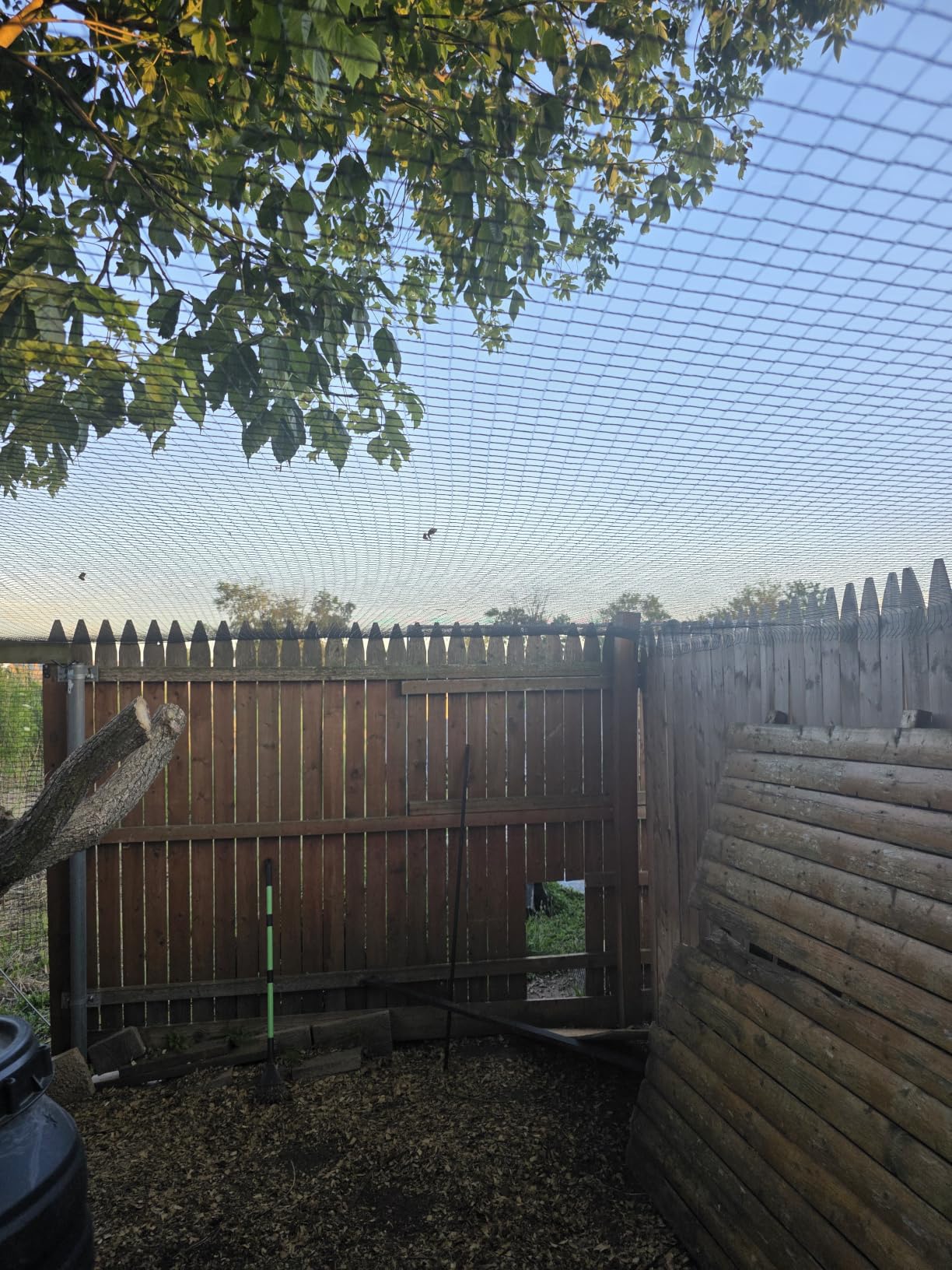 Plastic Mesh Fence Deer Fencing 4x75ft, Reinforced Edges, 55gsm Heavy Duty Temporary Fence, Ideal for Garden Netting, Animal Barrier, Safety Netting, Fruit Plant Protection, Black customer photo 2