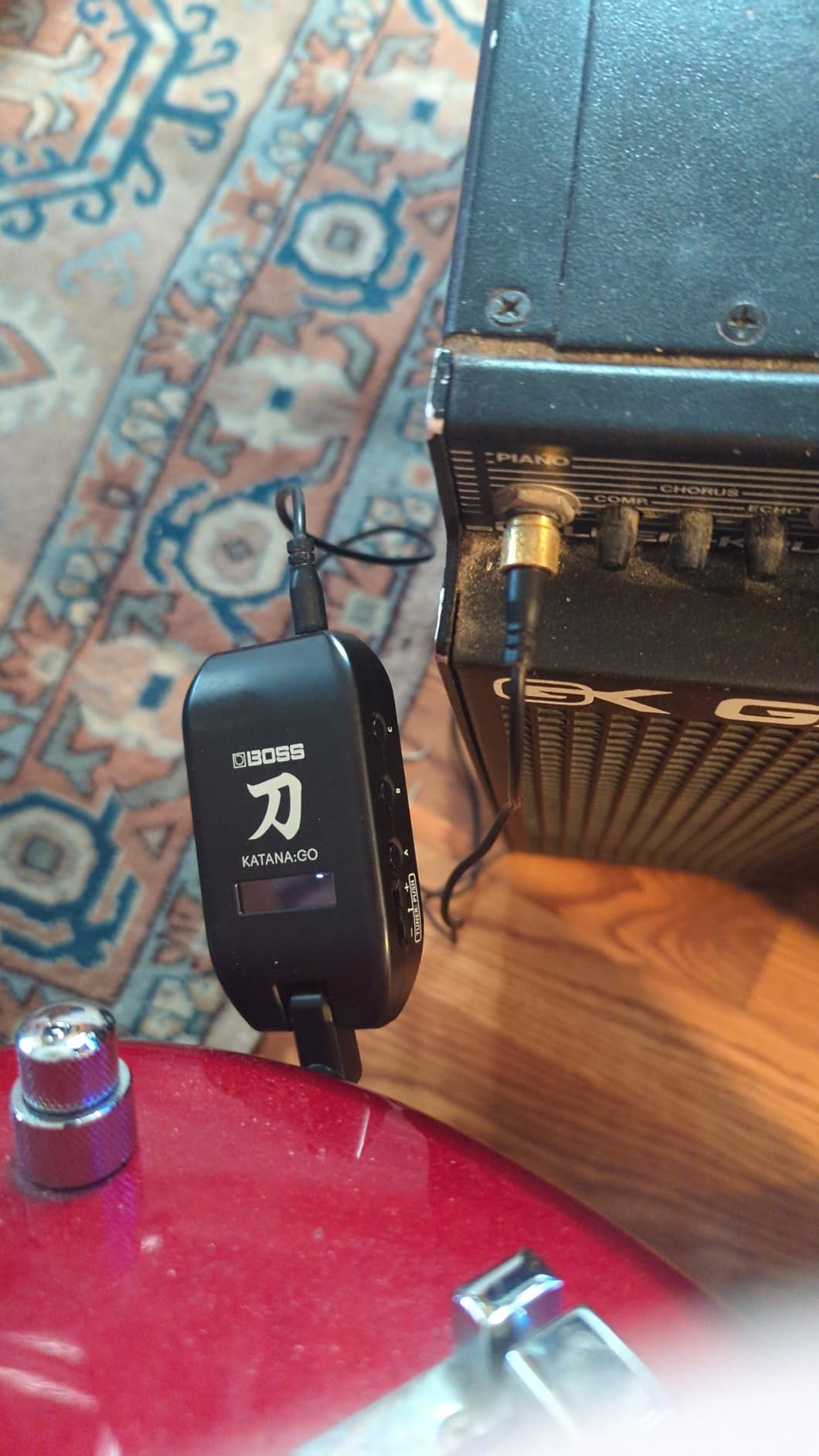 Boss KATANA:GO | Personal Headphone Amplifier for Guitar & Bass | Advanced Spatial Technology | Bluetooth customer photo 1