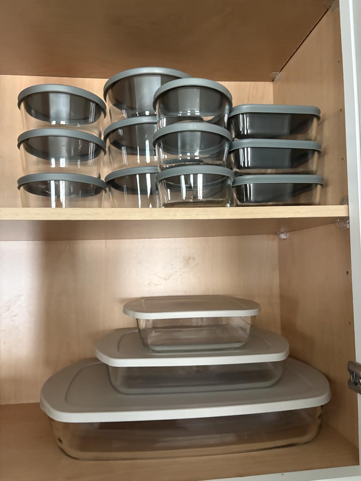 Amazon Basics Glass Baking Dishes with BPA-Free Lids, 6-Piece Bakeware Set, Borosilicate Glass, Oven-Safe up to 752°F customer photo 2