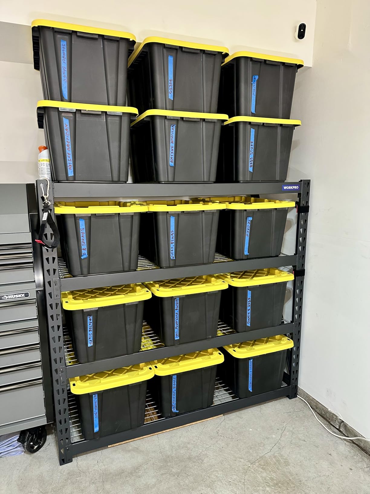 WORKPRO 5-Tier Adjustable Metal Shelving, 36