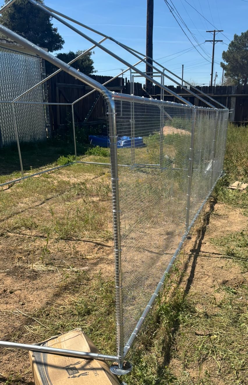 Pterying 1/2 in. x 48 in. x 100FT Silver Hardware Cloth - Hot-Dip Galvanized Chicken Wire Fencing, 19 Gauge Welded Wire Mesh Roll for Chicken Coop, Rabbit, Snake, Deer Fencing and Garden/Tree Protection customer photo 1