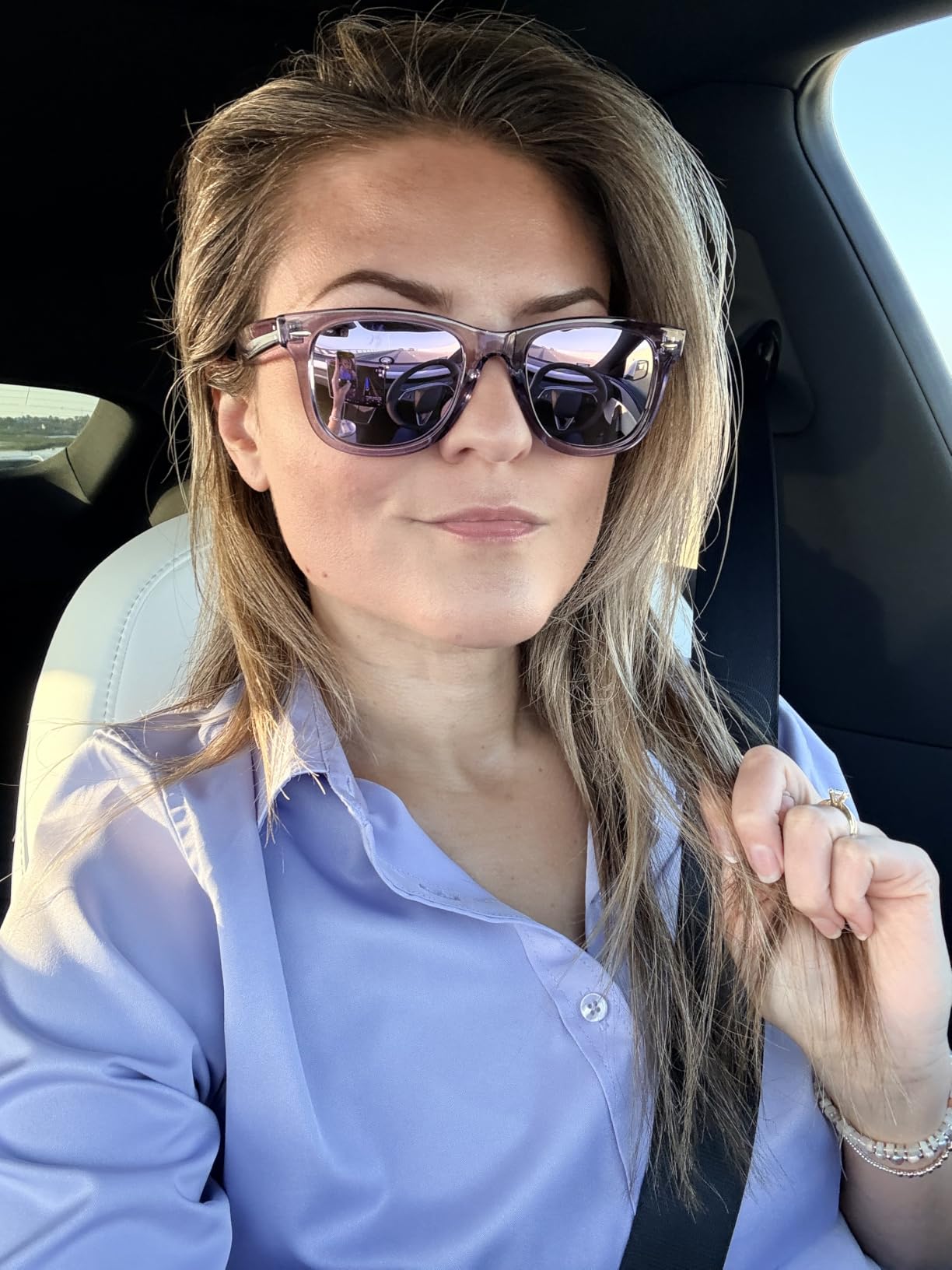 SIPHEW Polarized Sunglasses for Women & Men - UV400 Mirrored Beach Eyewear, Designer Unisex Fashion Sunglasses w/Medium Fit customer photo 1