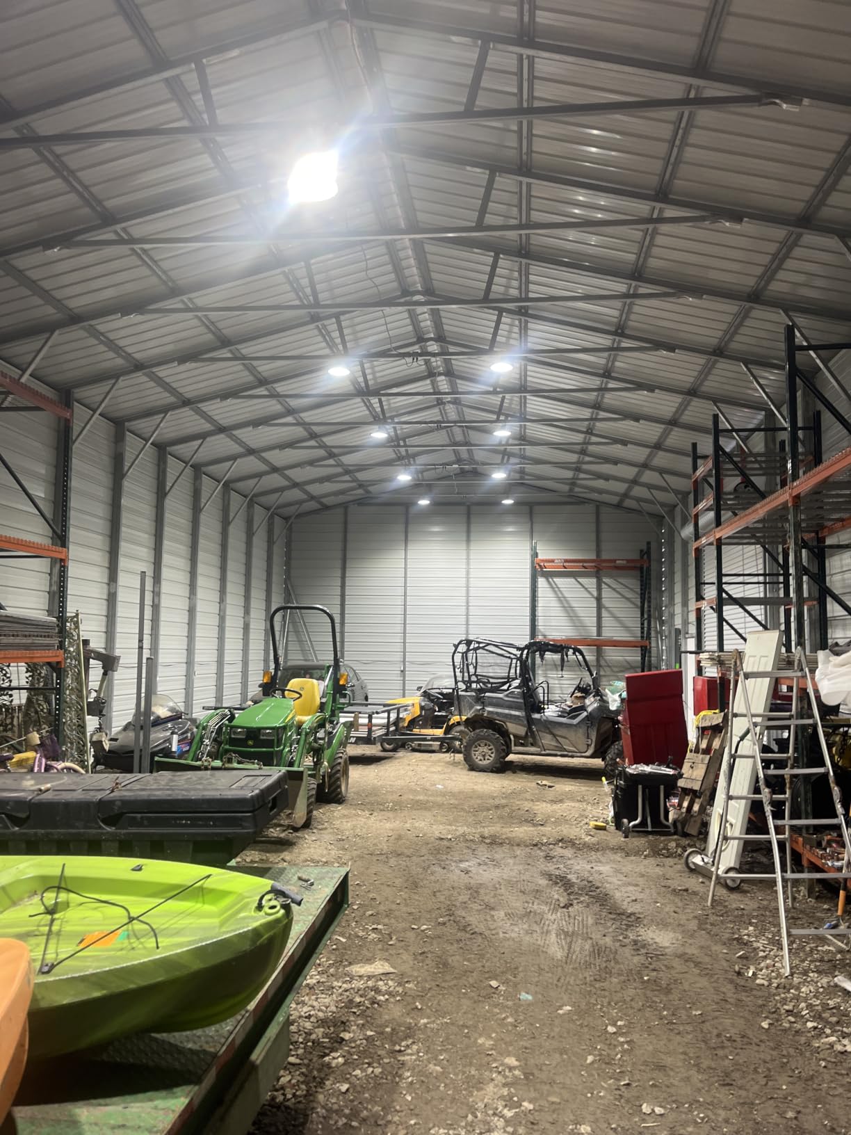 UFO High Bay Light 200W 5000K 30000LM 150LM/W 10 Pack (Eqv.800W MH/HPS) | Including Safe Rope and Plug 5ft Cable for Garage Warehouse Workshop, Easy Install High Bay LED Shop Lights customer photo 1