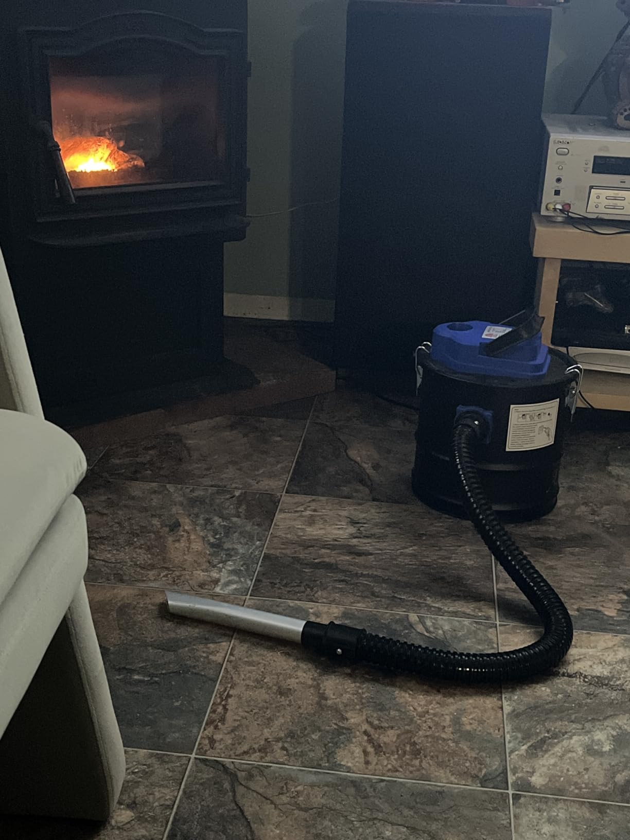 Ash Vacuum Cleaner, 2.6 Gallon 800W Fireplace Ash Vac, Green | Portable, HEPA Filter System, Non-woven Dust Separator, for Fireplaces Pellet Grill Wood Stove Fire Pits Indoor Outdoor customer photo 1